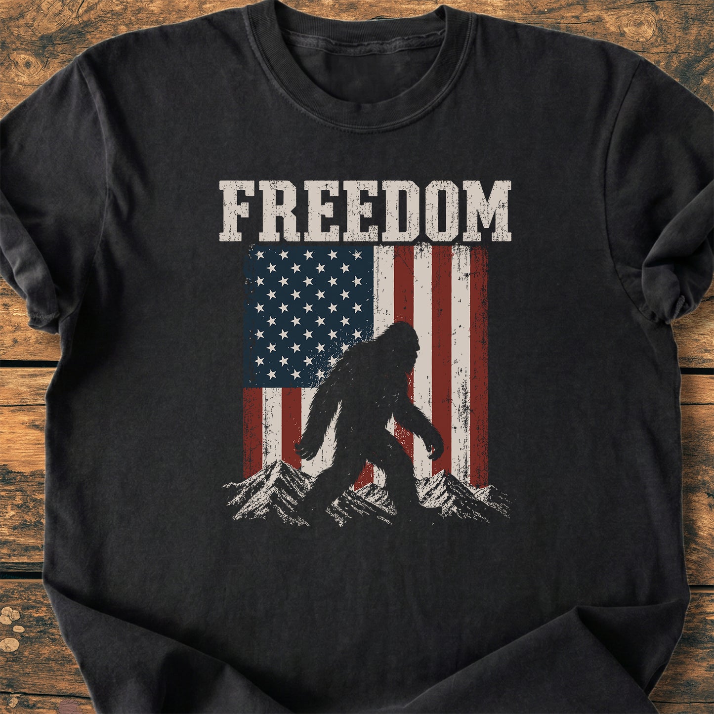 Freedom Bigfoot - Premium Vintage Tee