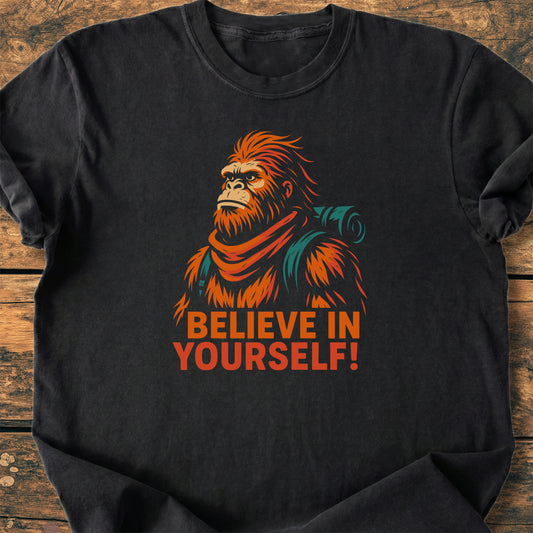 Believe In Yourself Bigfoot - Premium Vintage Tee
