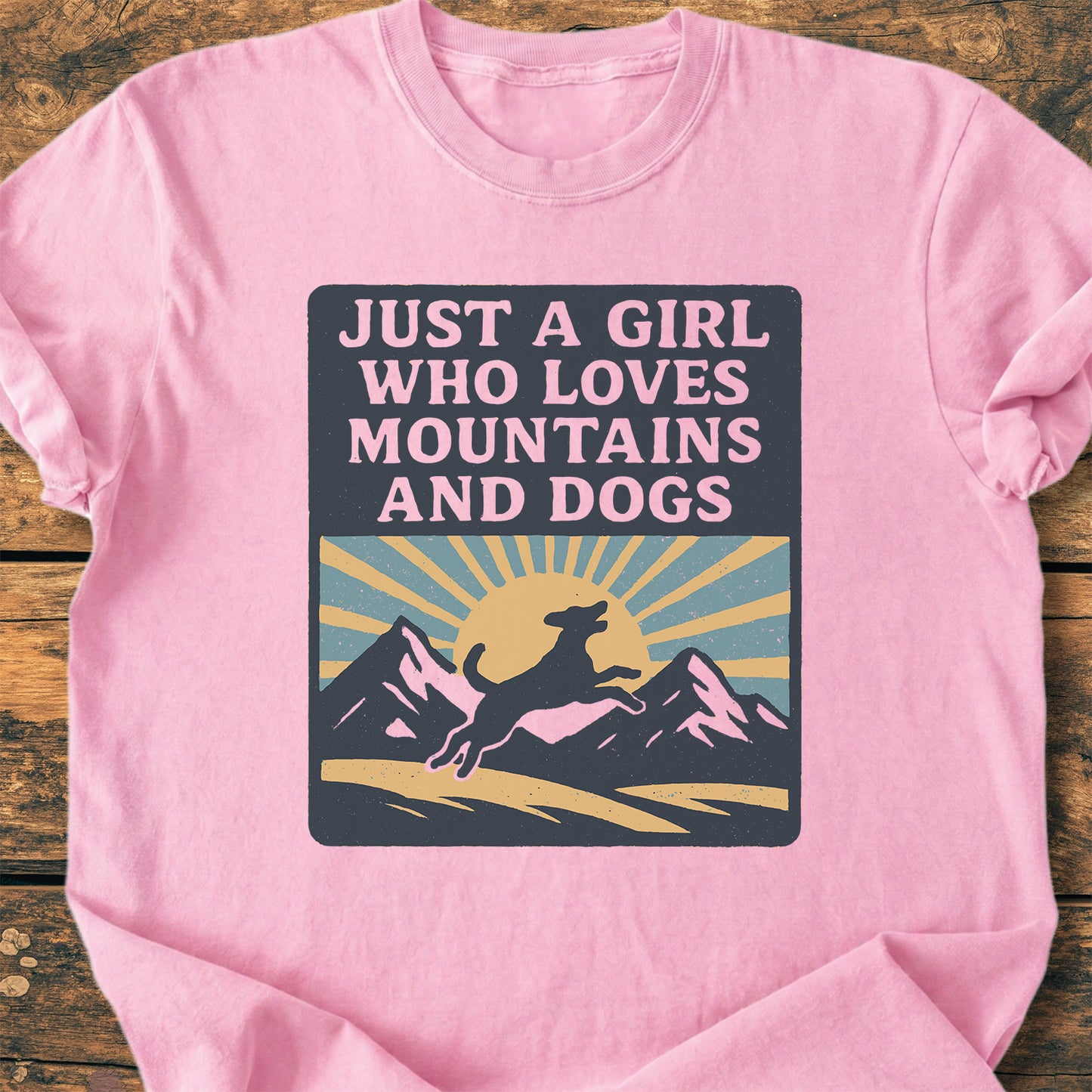 Just A Girl Who Loves Dogs - Premium Vintage Tee