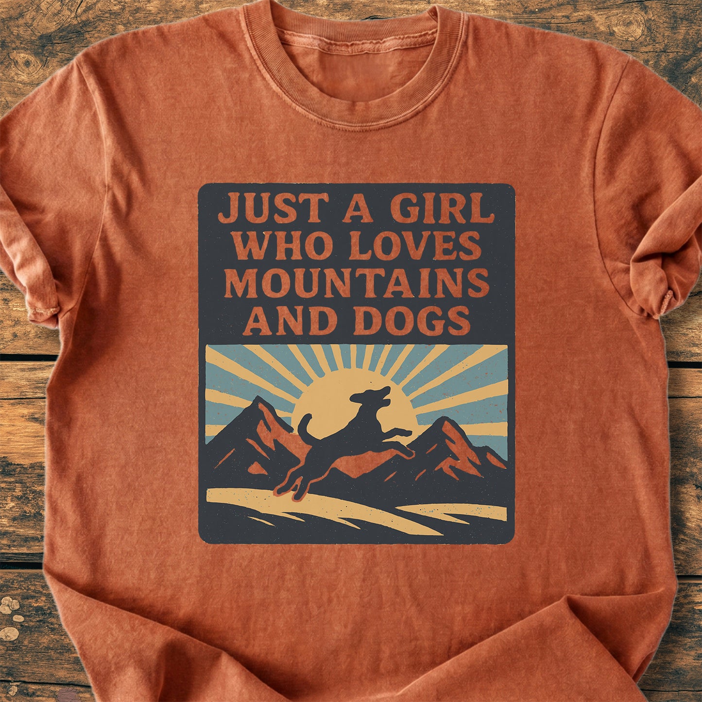 Just A Girl Who Loves Dogs - Premium Vintage Tee