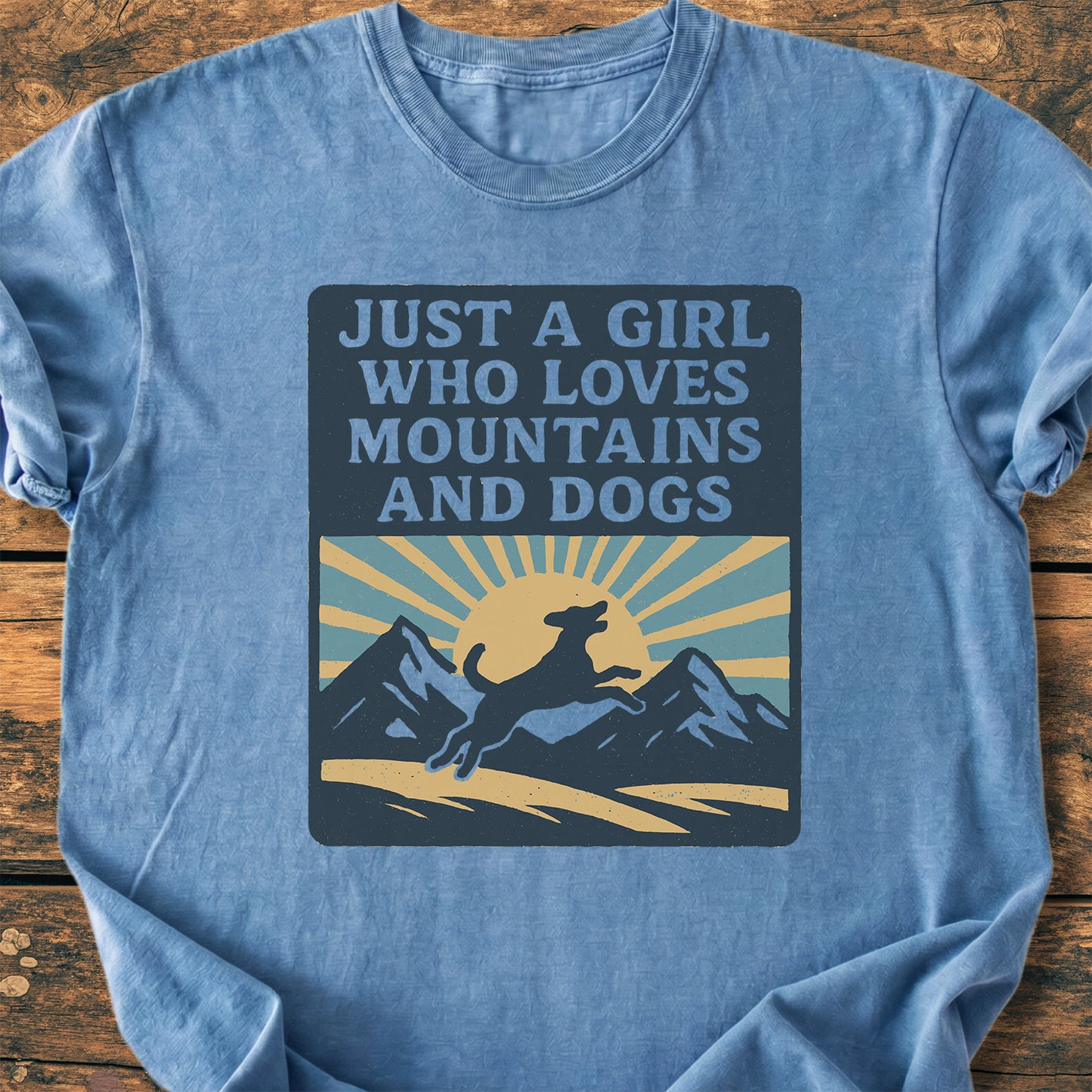 Just A Girl Who Loves Dogs - Premium Vintage Tee
