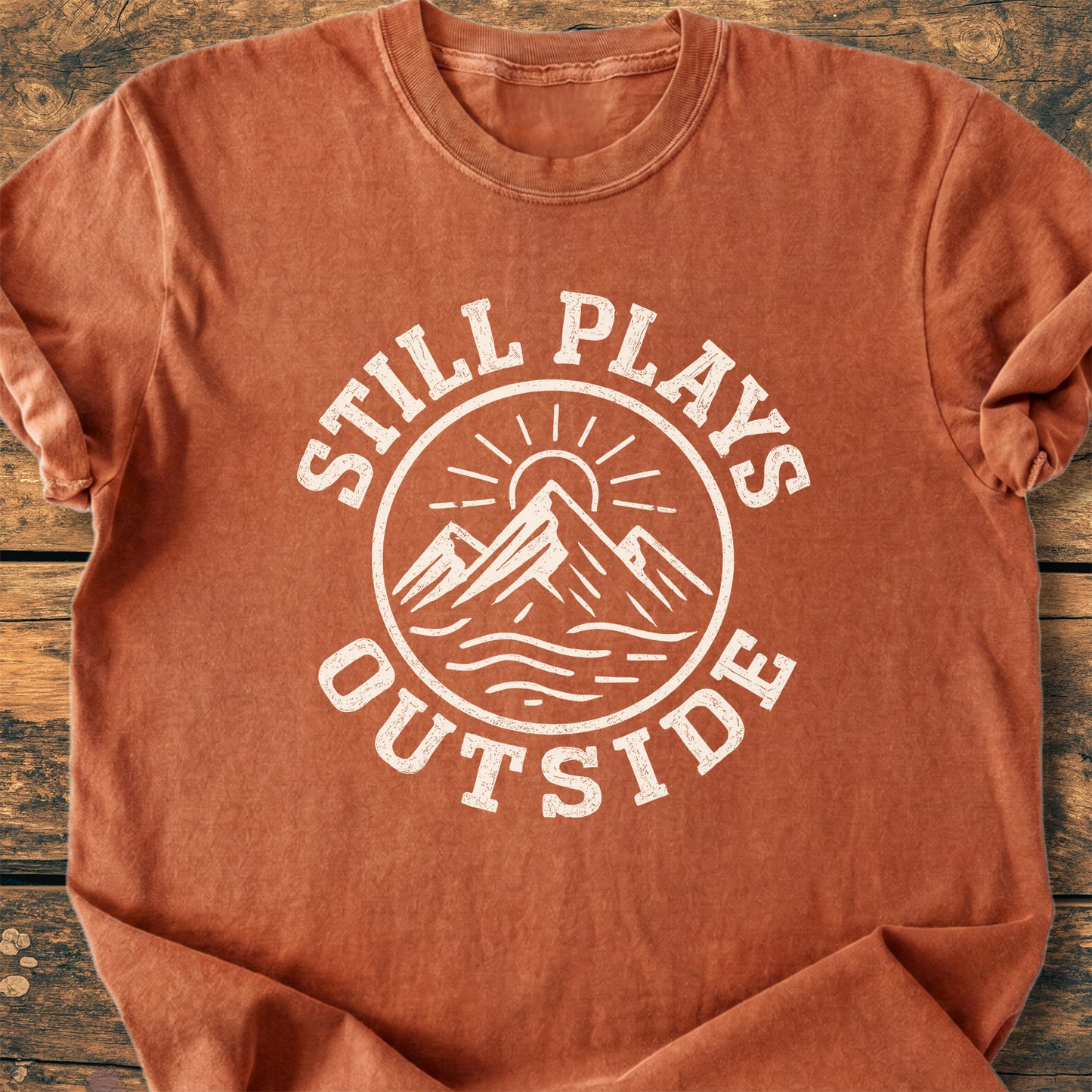Still Plays Outside Badge - Premium Vintage Tee