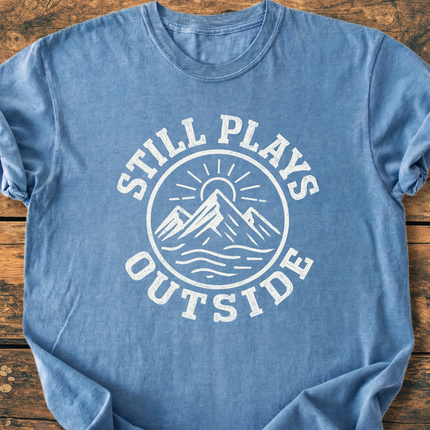 Still Plays Outside Badge - Premium Vintage Tee