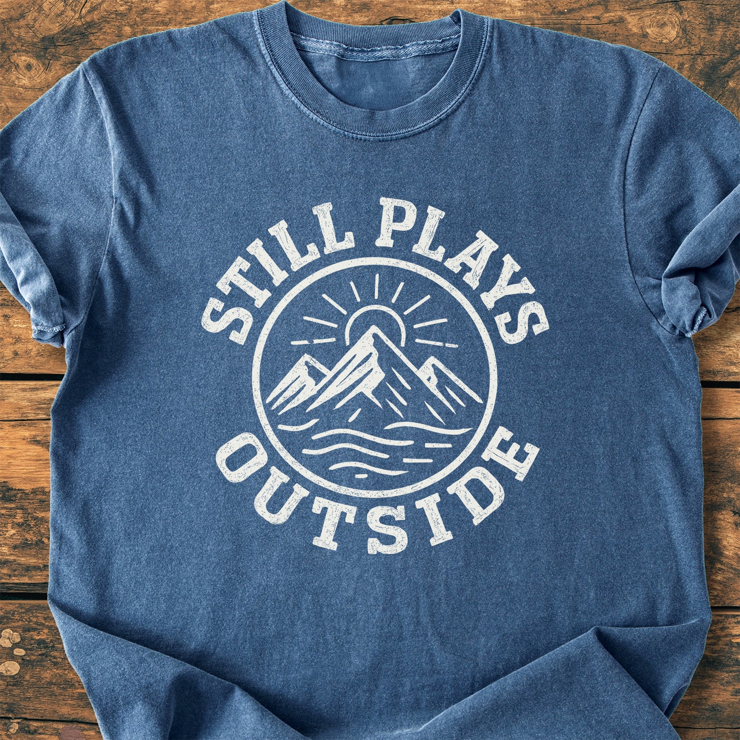 Still Plays Outside Badge - Premium Vintage Tee