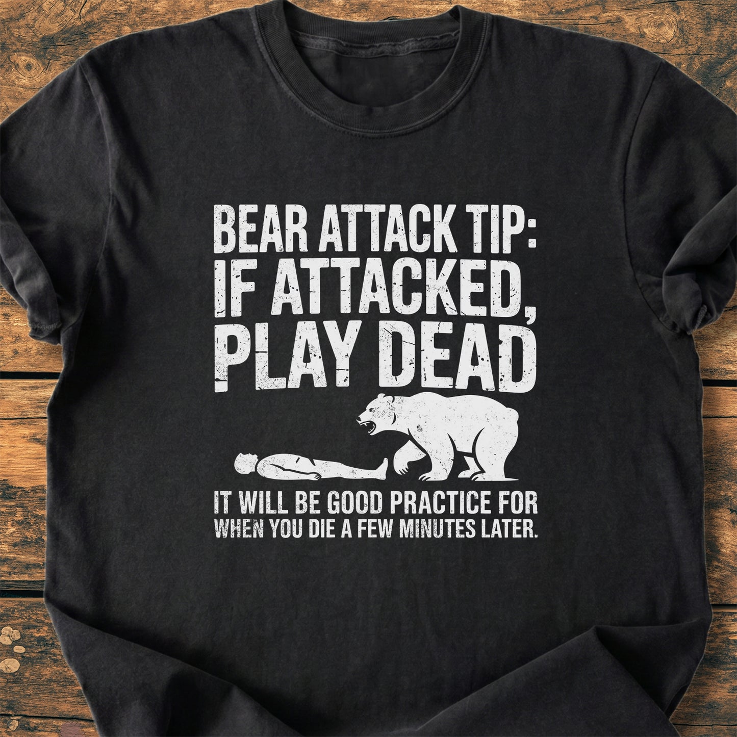 Bear Attack - Premium Vintage Tee