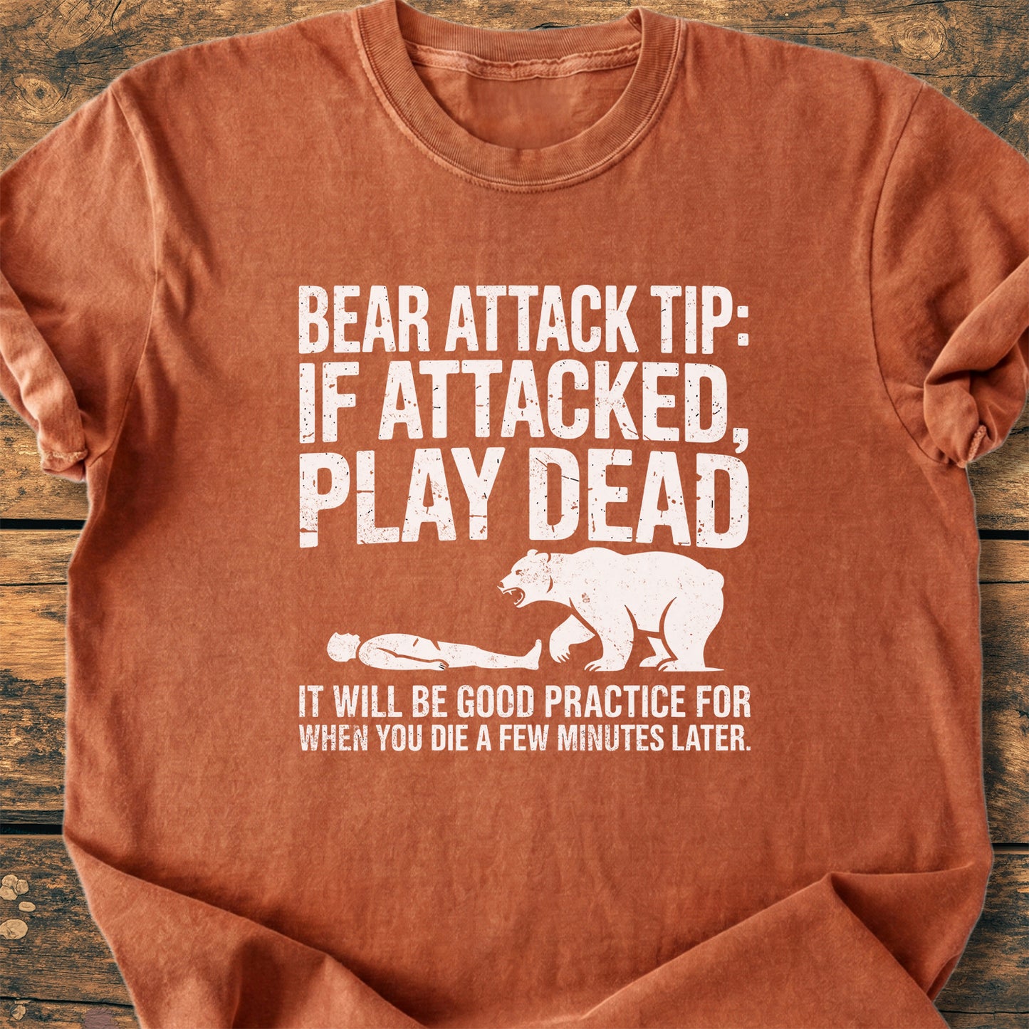 Bear Attack - Premium Vintage Tee