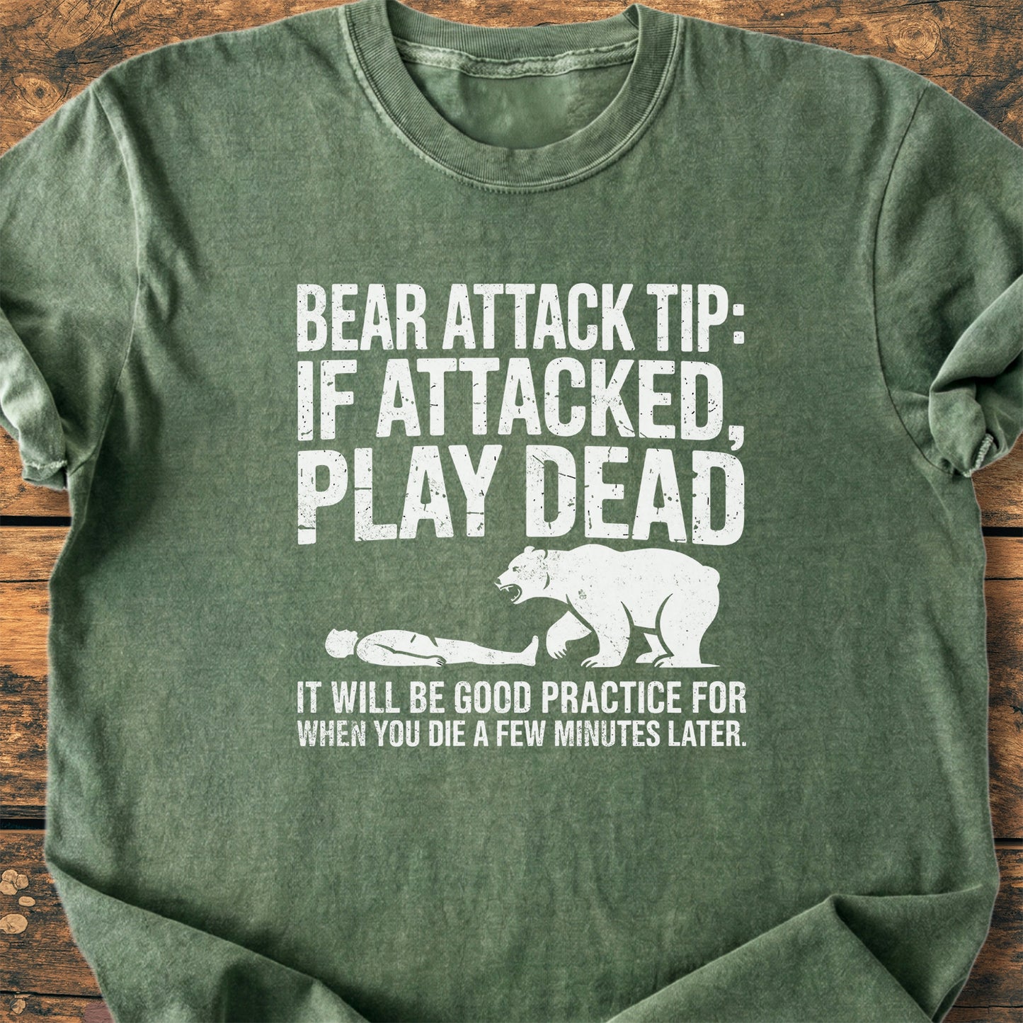 Bear Attack - Premium Vintage Tee