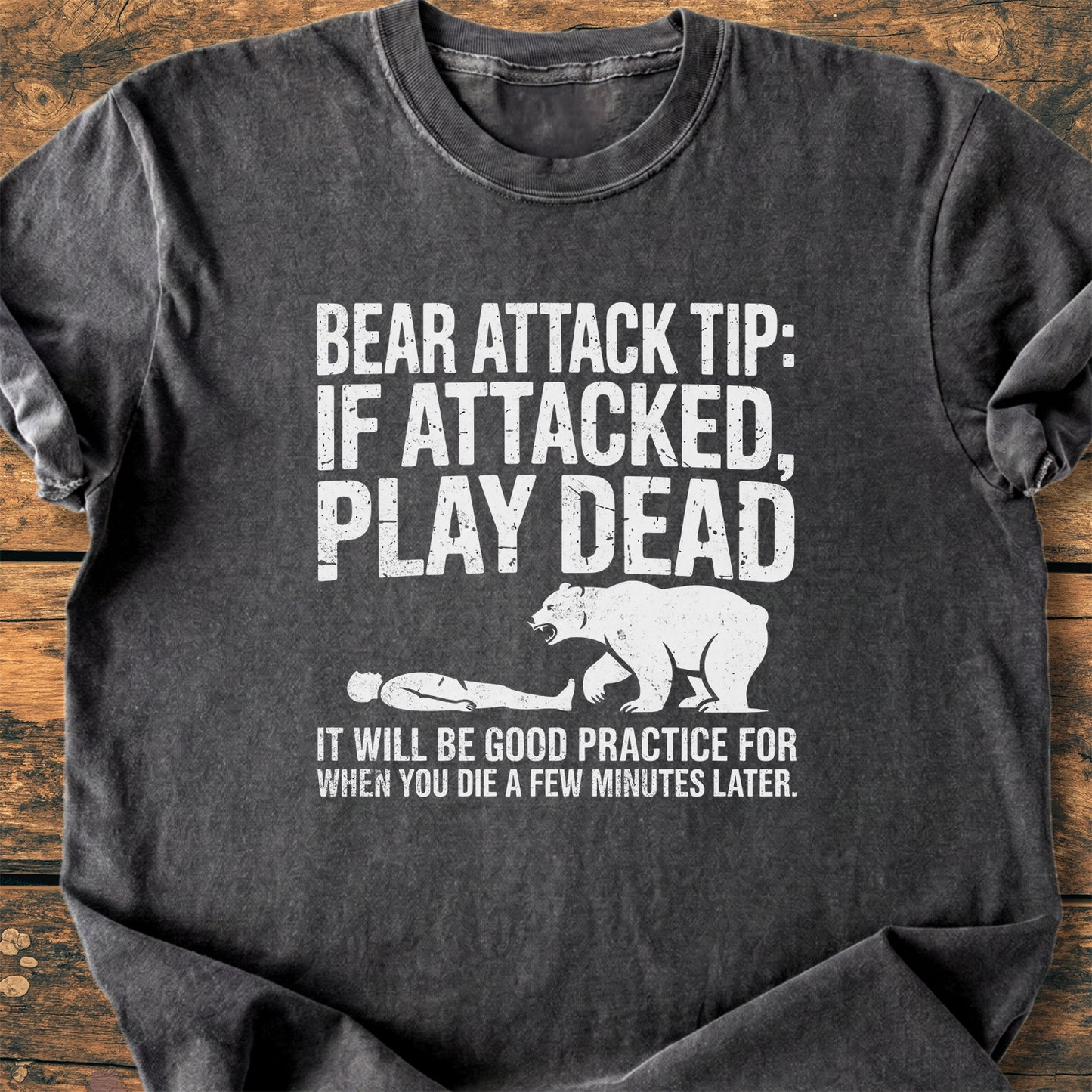 Bear Attack - Premium Vintage Tee