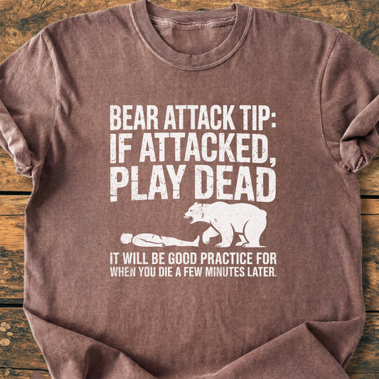 Bear Attack - Premium Vintage Tee