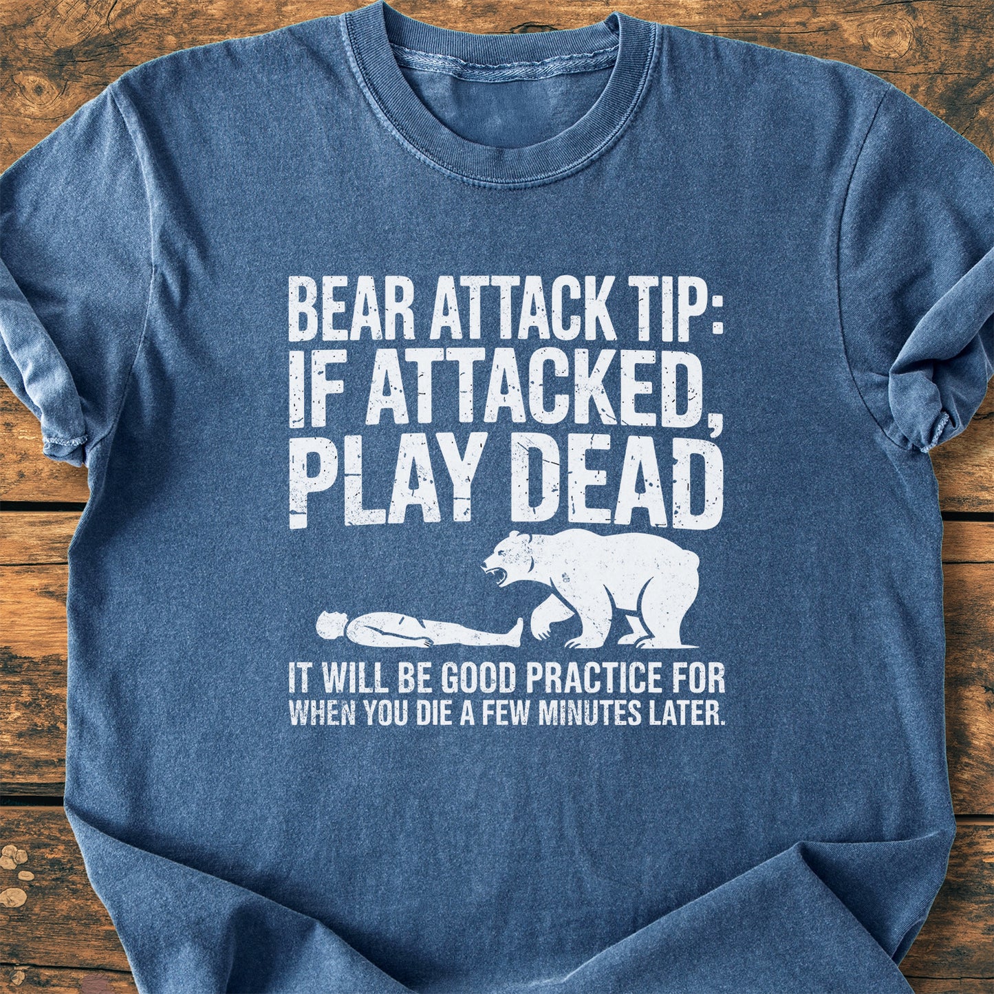 Bear Attack - Premium Vintage Tee