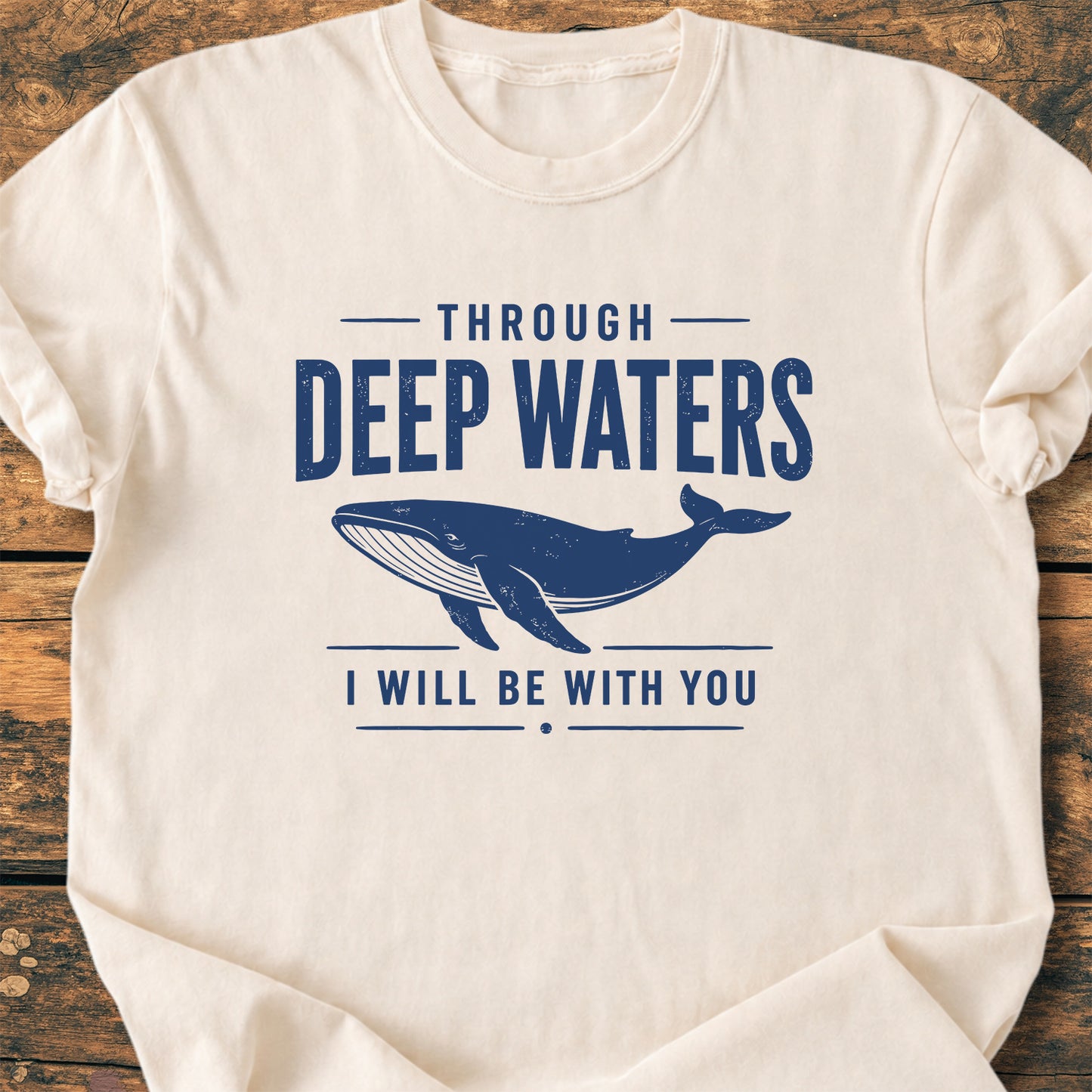 Deep Waters, Isaiah 43:2 - Premium Vintage Tee