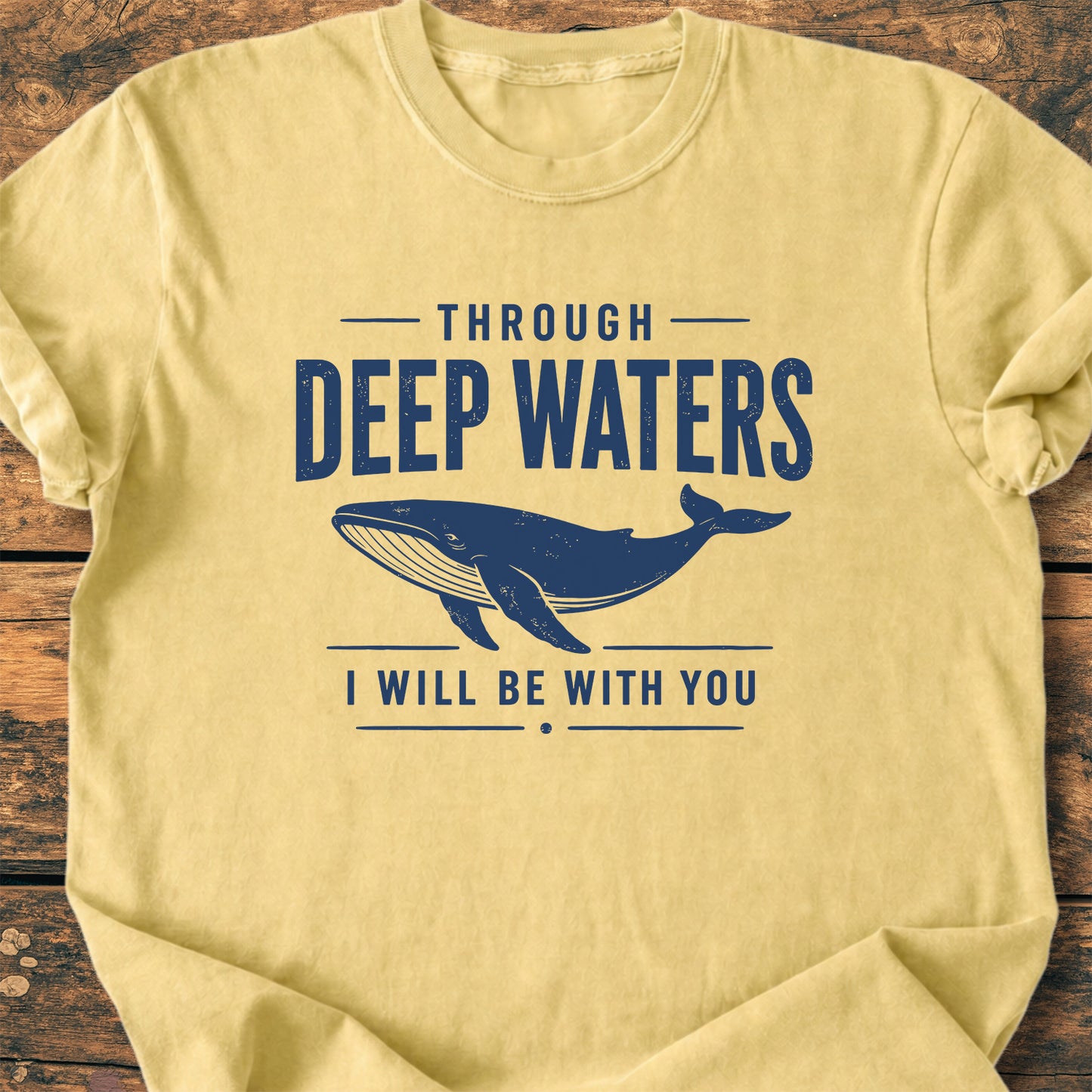 Deep Waters, Isaiah 43:2 - Premium Vintage Tee
