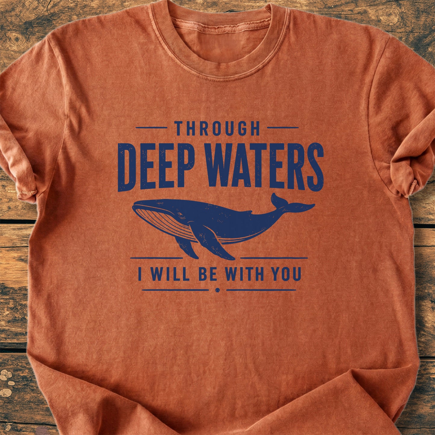 Deep Waters, Isaiah 43:2 - Premium Vintage Tee