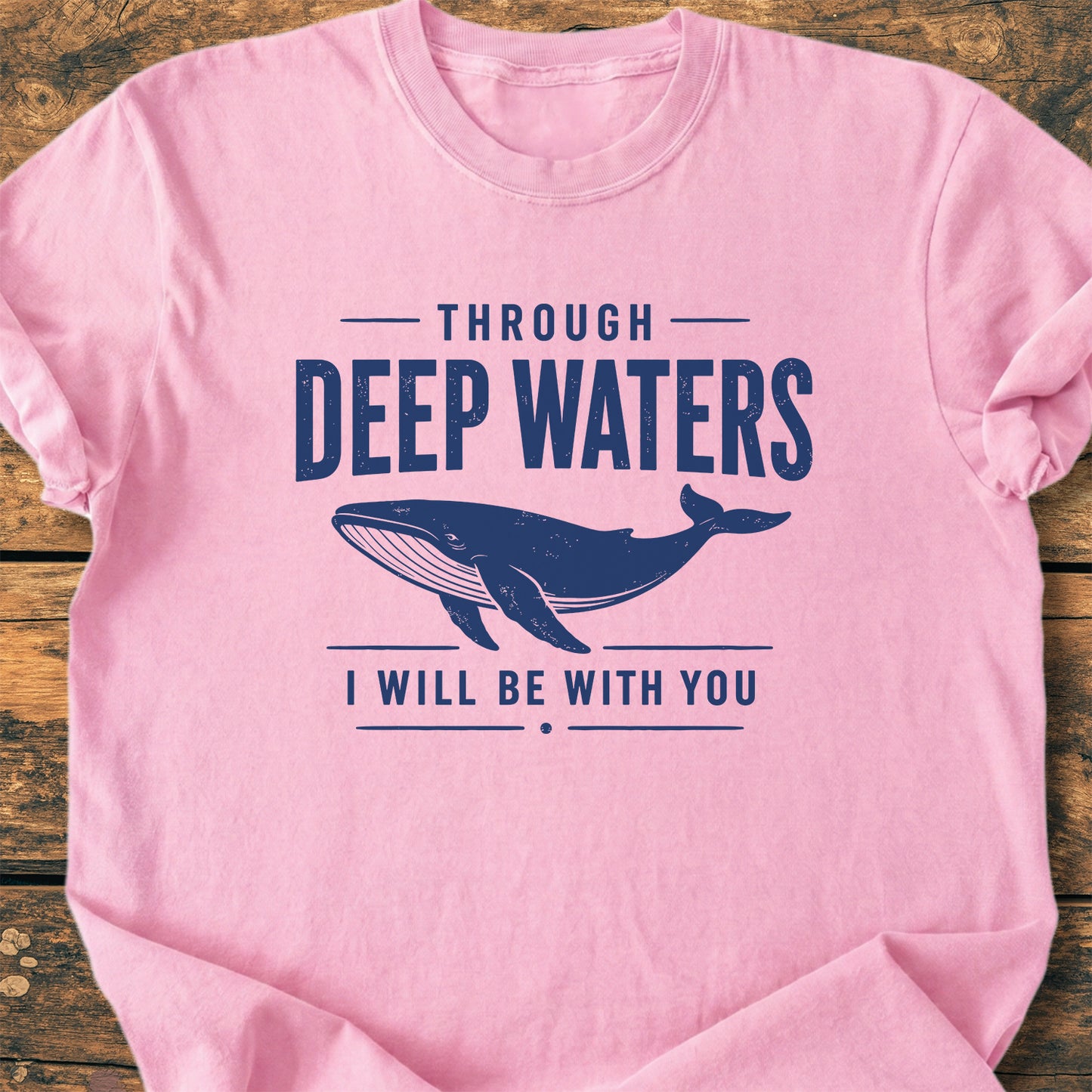 Deep Waters, Isaiah 43:2 - Premium Vintage Tee