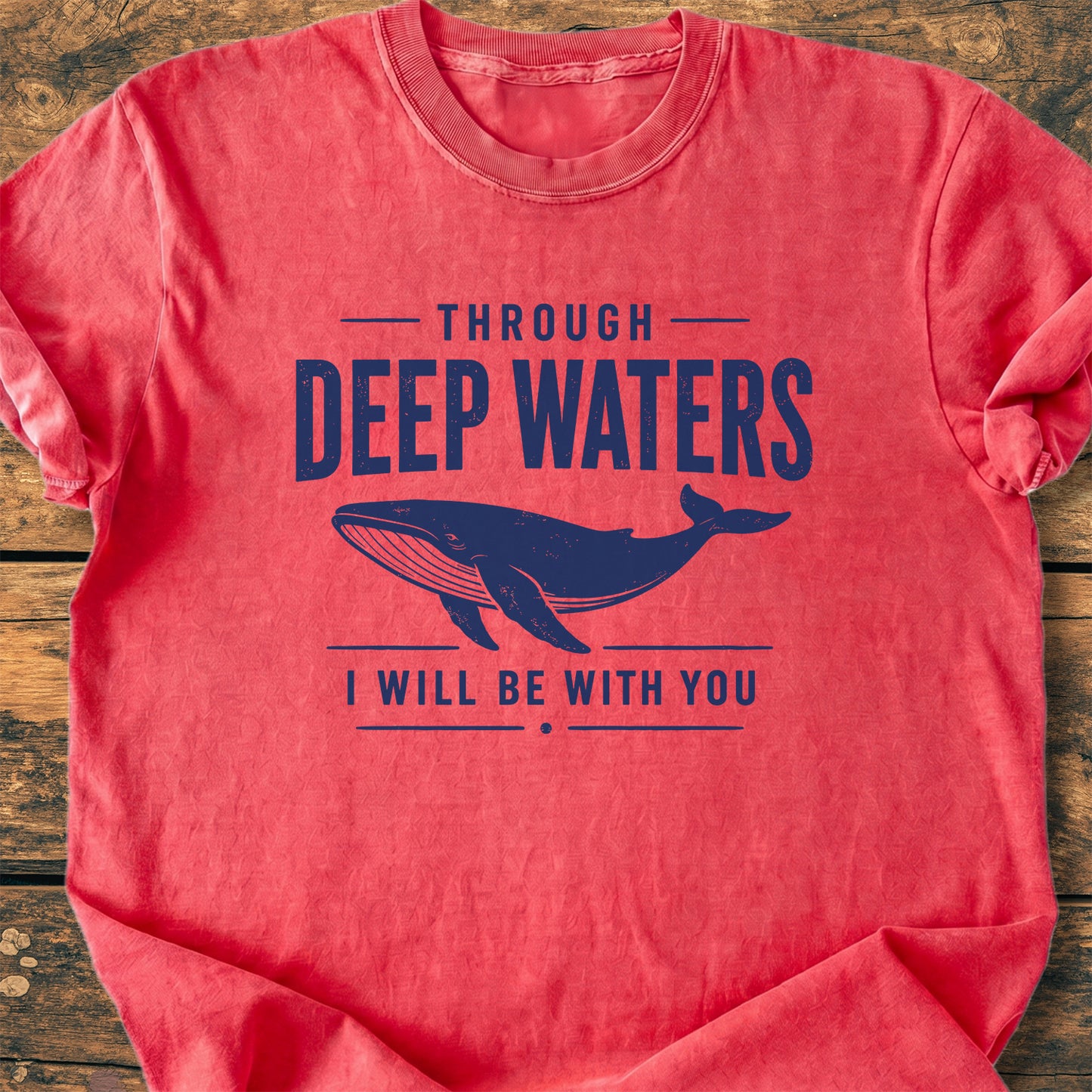 Deep Waters, Isaiah 43:2 - Premium Vintage Tee