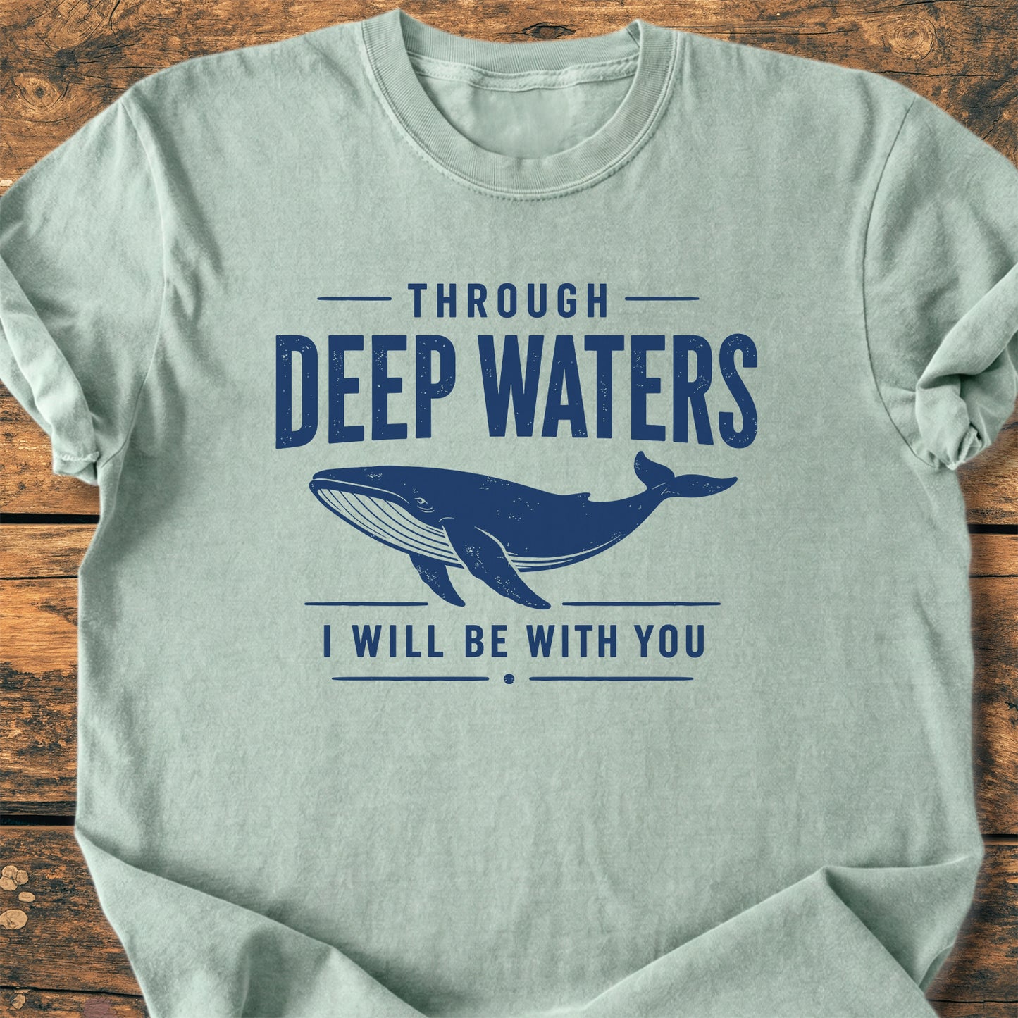 Deep Waters, Isaiah 43:2 - Premium Vintage Tee