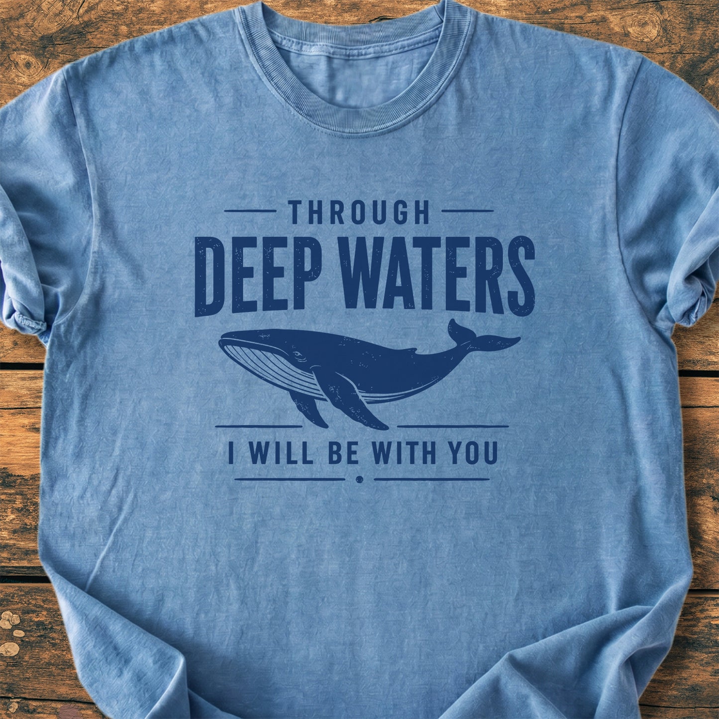 Deep Waters, Isaiah 43:2 - Premium Vintage Tee