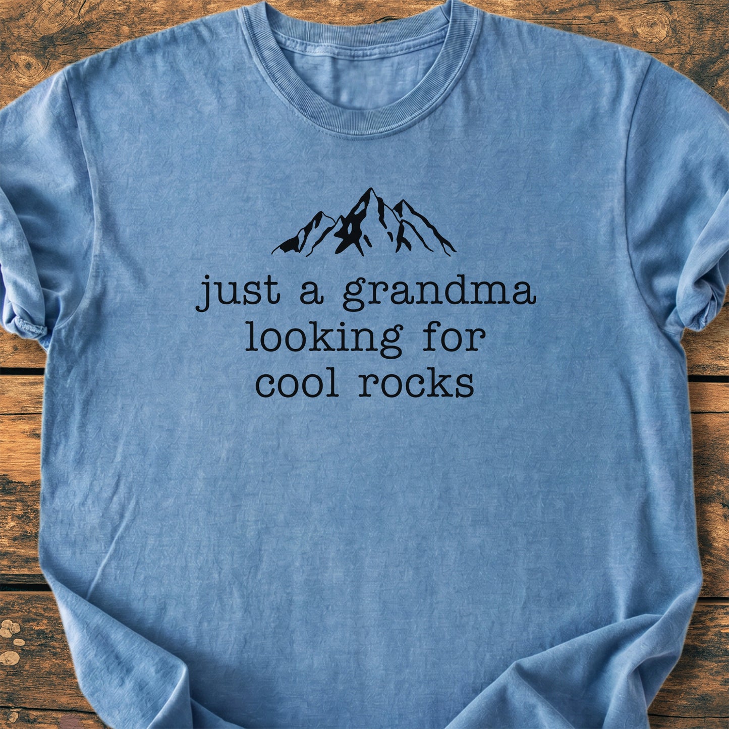 Grandma Looking For Cool Rocks - Premium Vintage Tee