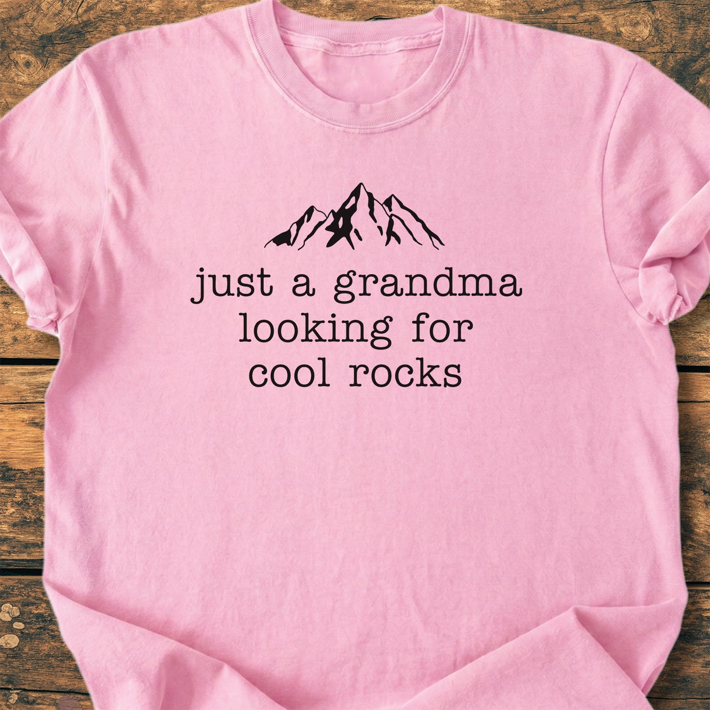 Grandma Looking For Cool Rocks - Premium Vintage Tee