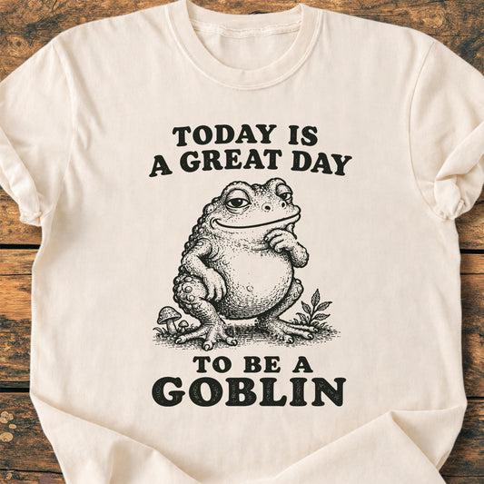 Great Day To Be A Goblin - Premium Vintage Tee