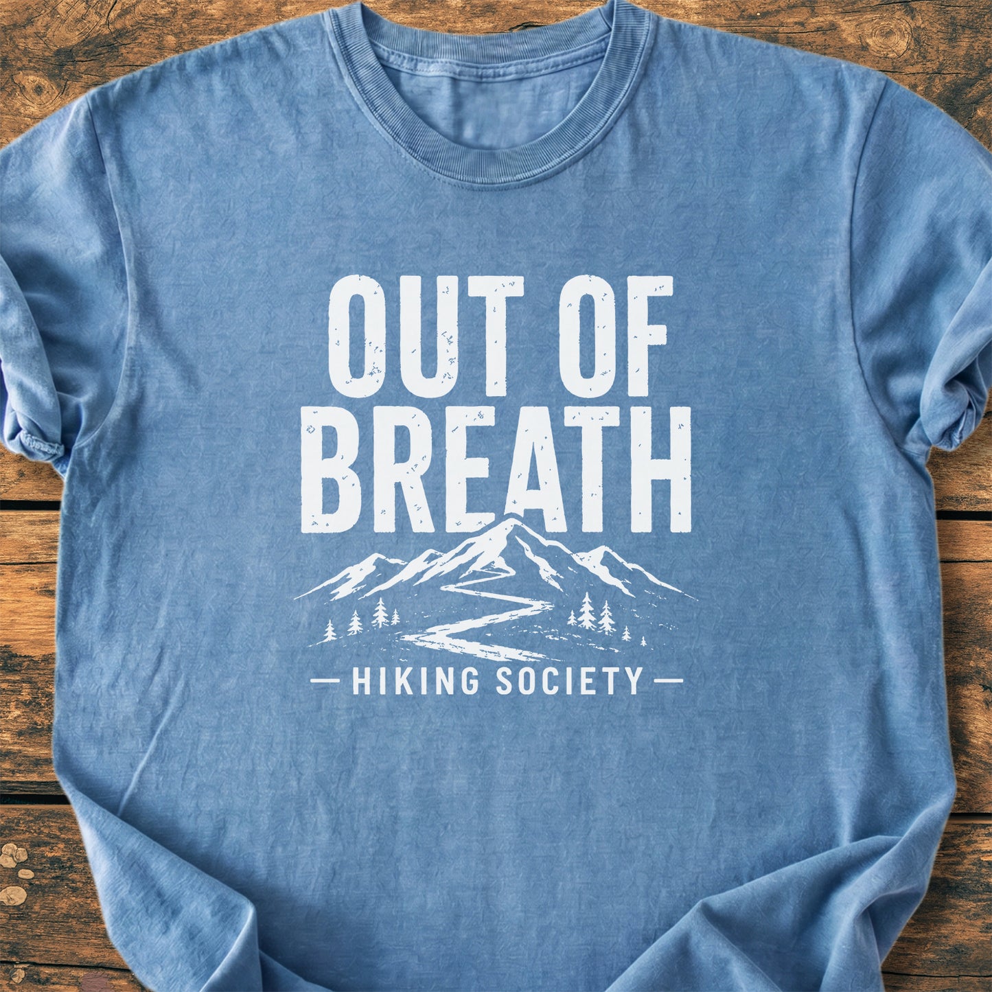 Out Of Breath Hiking Society - Premium Vintage Tee