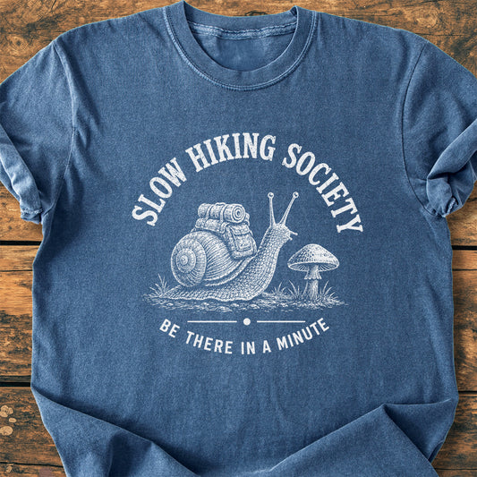 Slow Hiking Society - Premium Vintage Tee