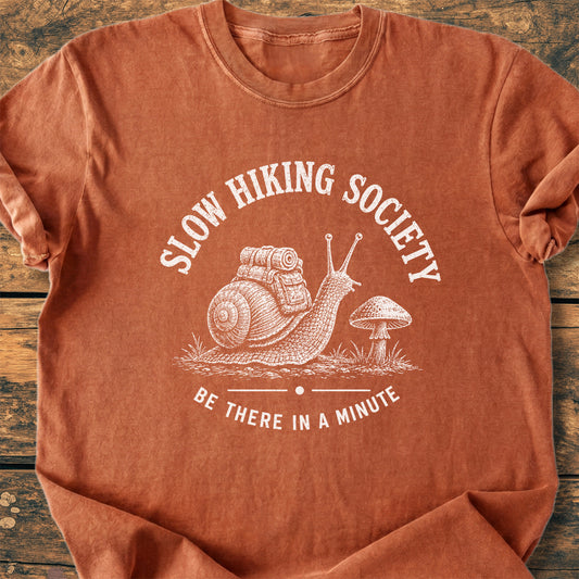 Slow Hiking Society - Premium Vintage Tee