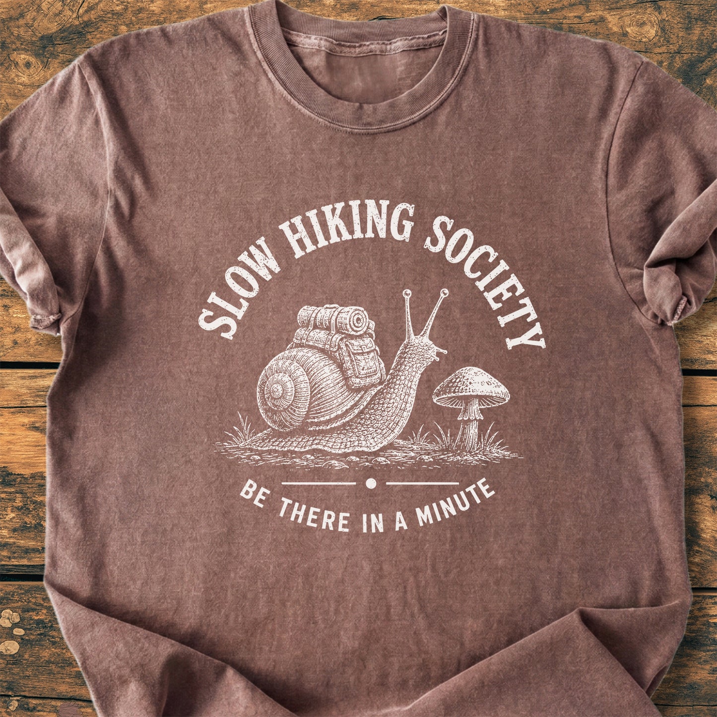 Slow Hiking Society - Premium Vintage Tee