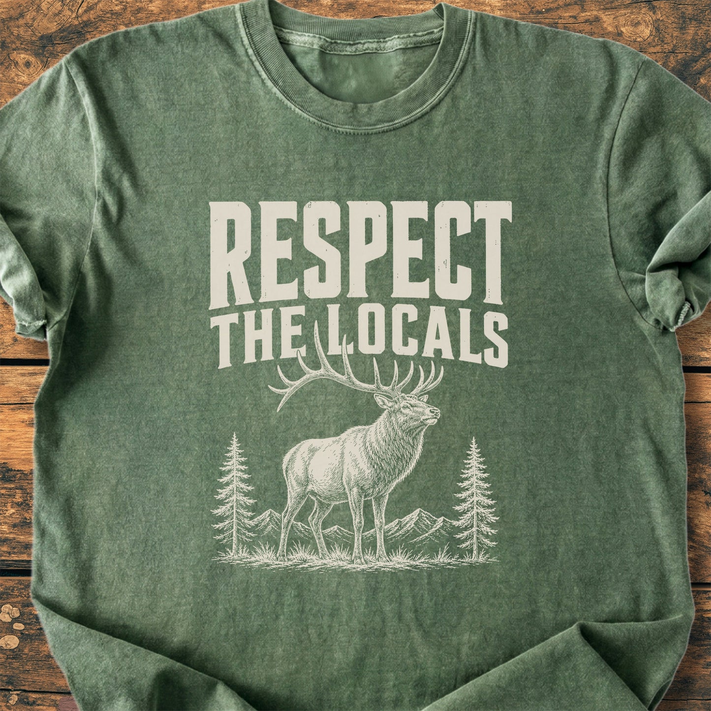 Respect The Locals - Premium Vintage Tee