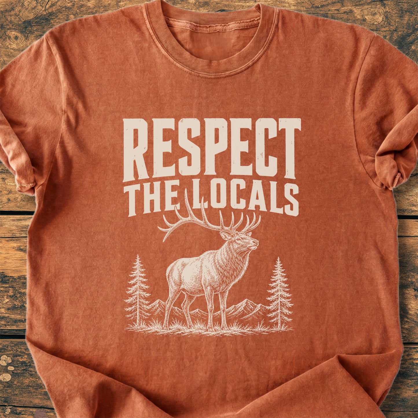 Respect The Locals - Premium Vintage Tee