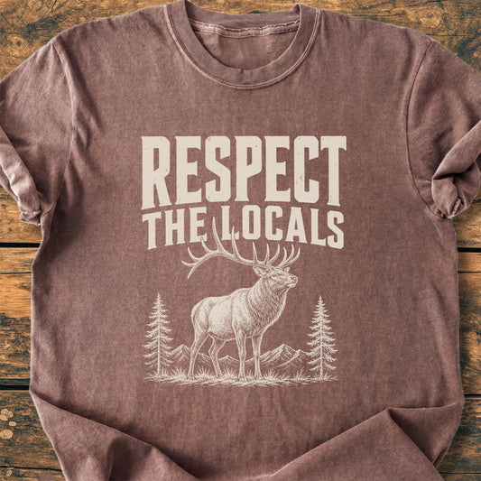 Respect The Locals - Premium Vintage Tee