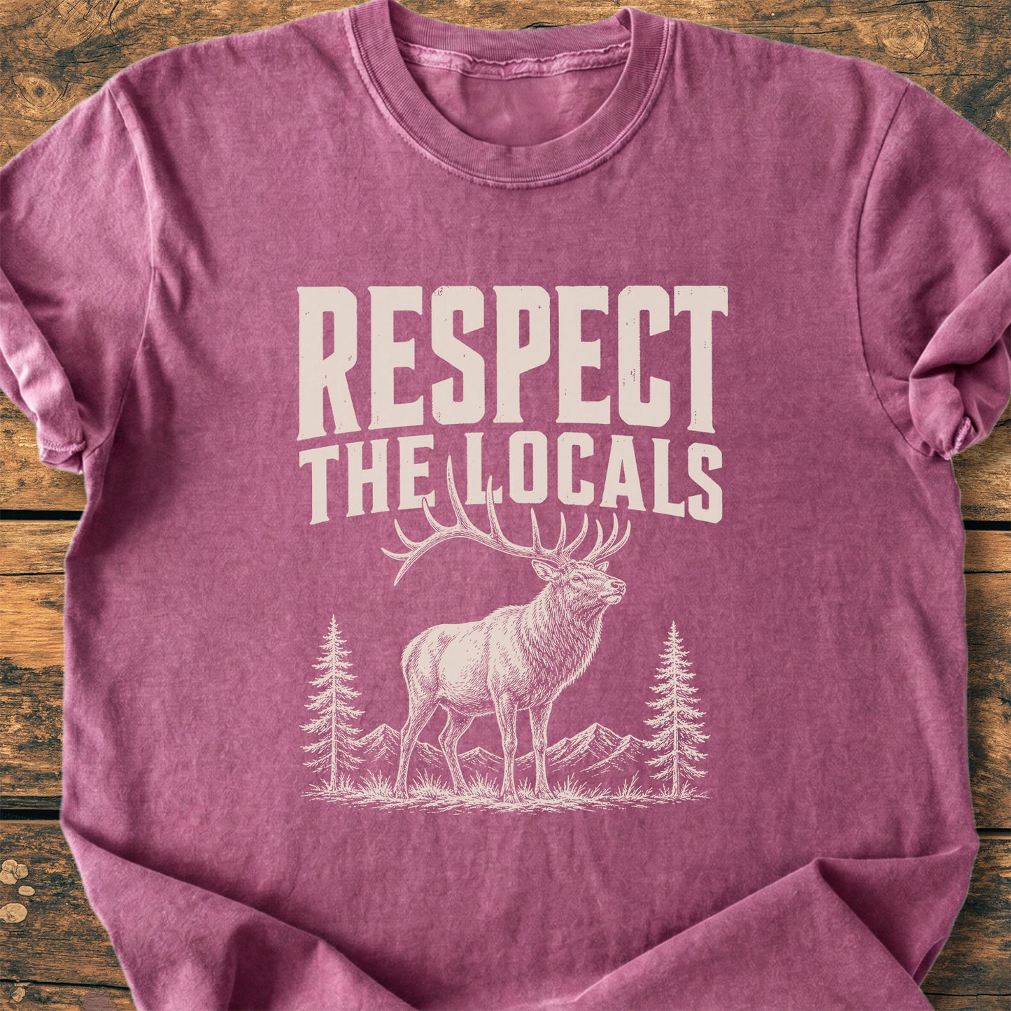Respect The Locals - Premium Vintage Tee