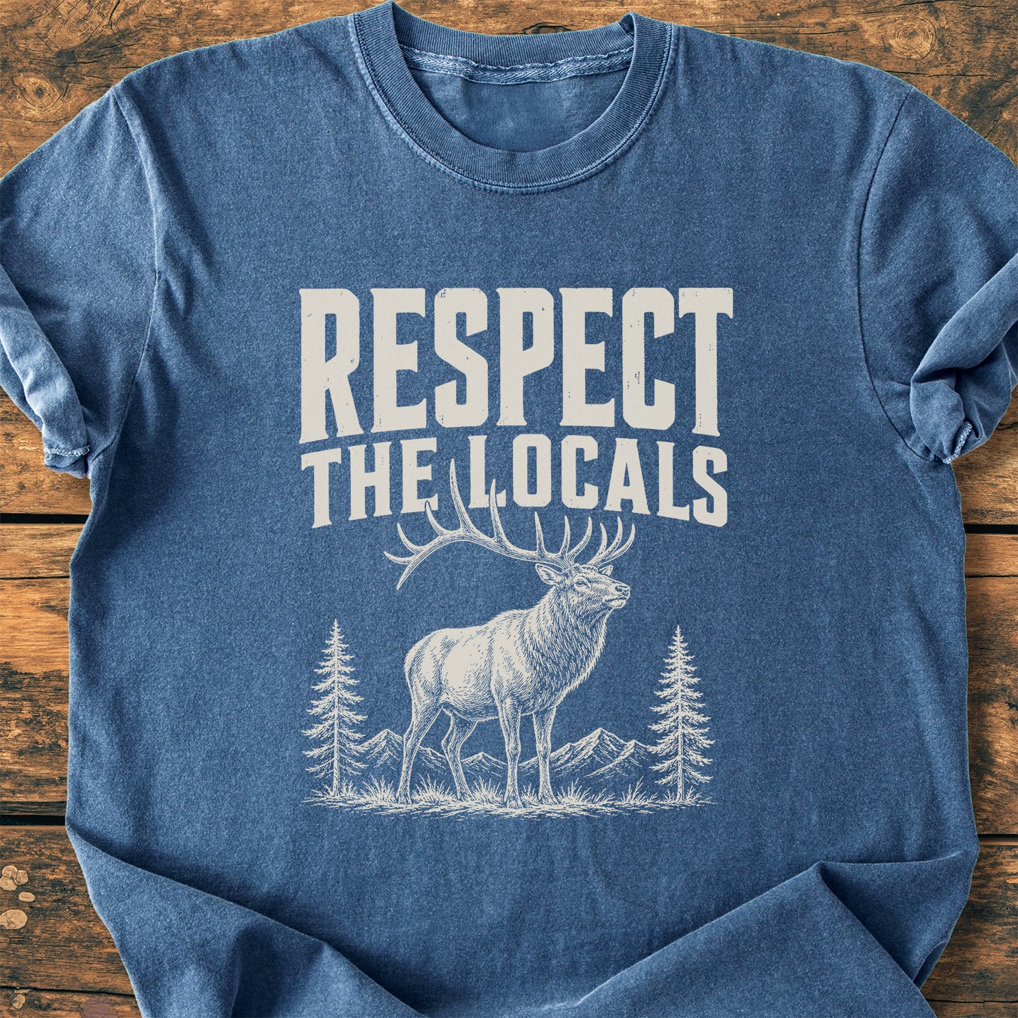 Respect The Locals - Premium Vintage Tee