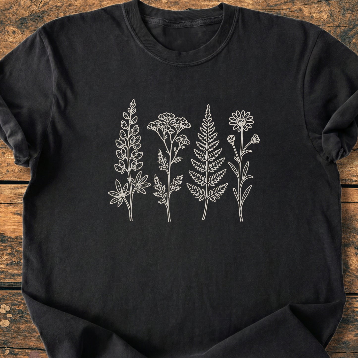 Wildflower Field Notes - Premium Vintage Tee