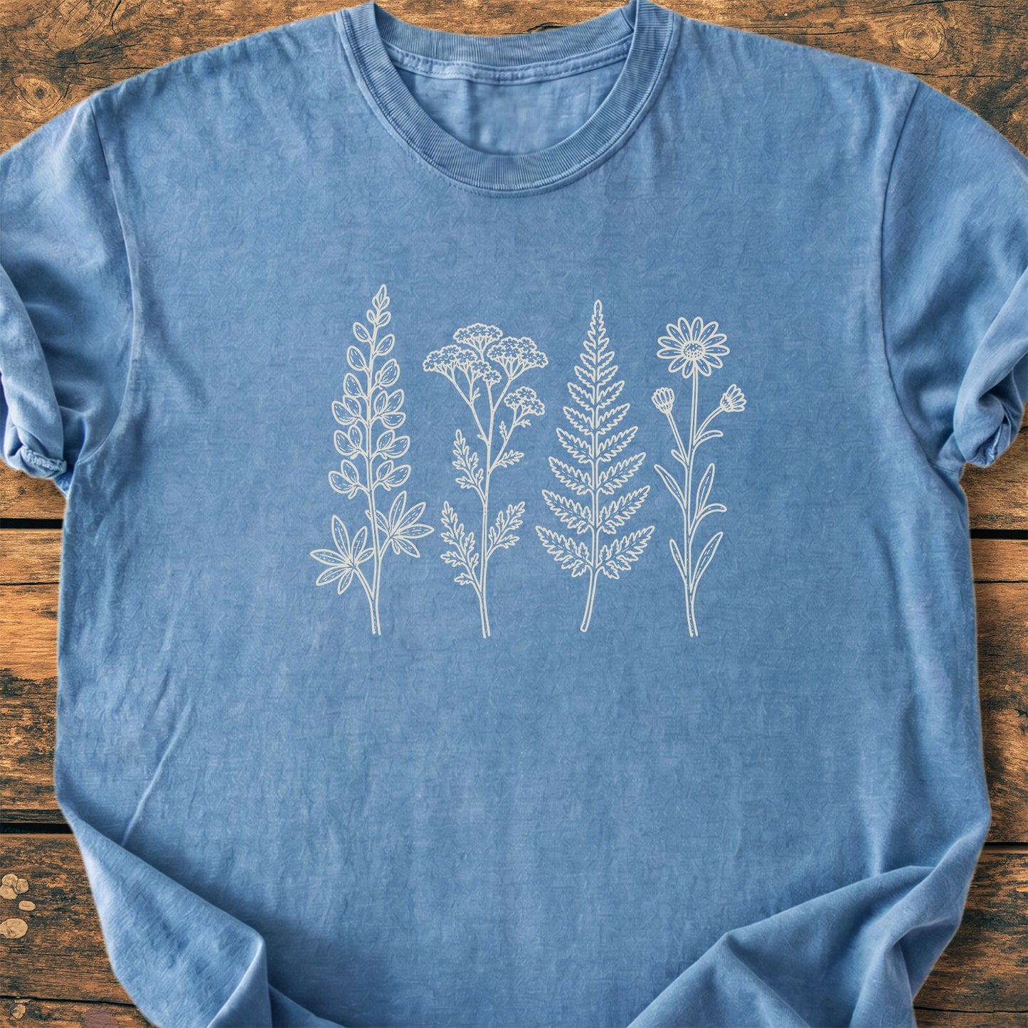 Wildflower Field Notes - Premium Vintage Tee