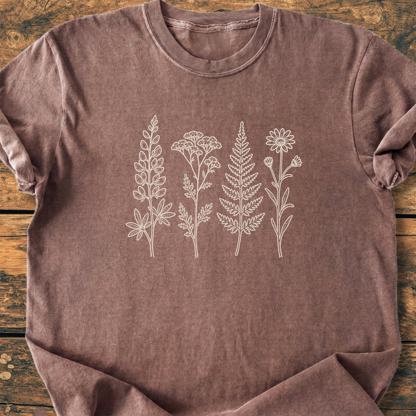 Wildflower Field Notes - Premium Vintage Tee