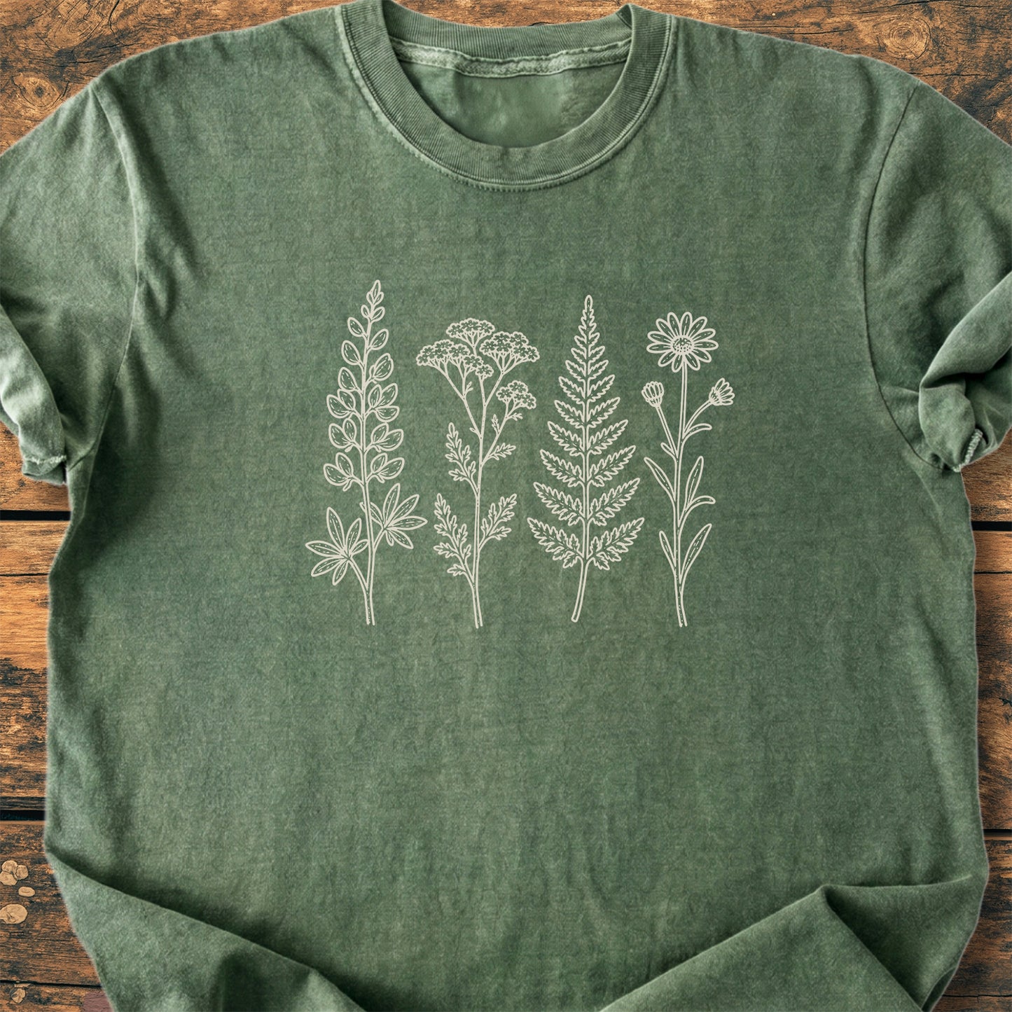Wildflower Field Notes - Premium Vintage Tee