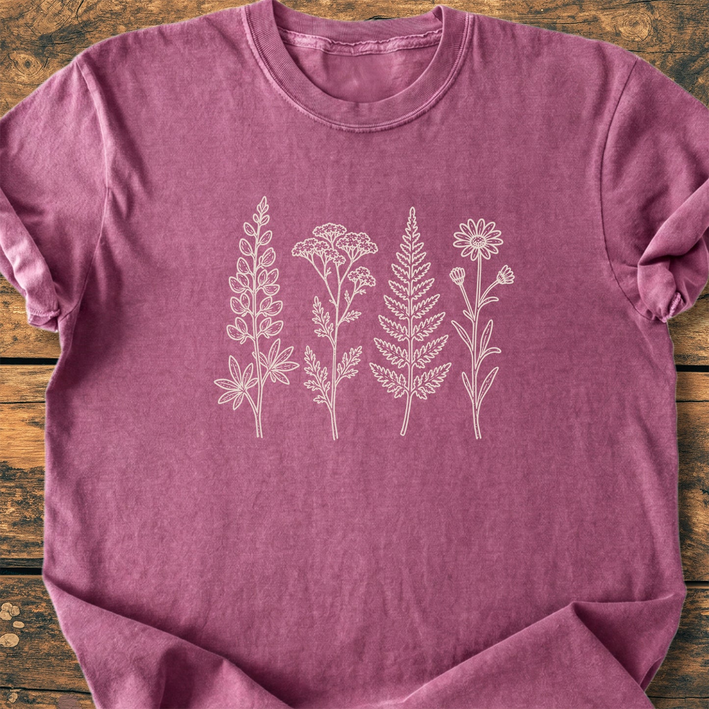 Wildflower Field Notes - Premium Vintage Tee