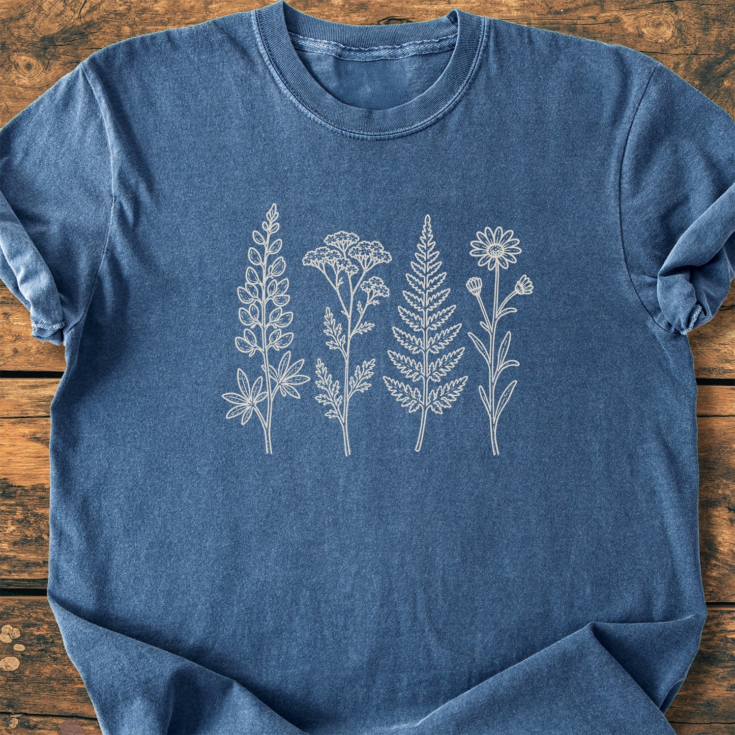 Wildflower Field Notes - Premium Vintage Tee
