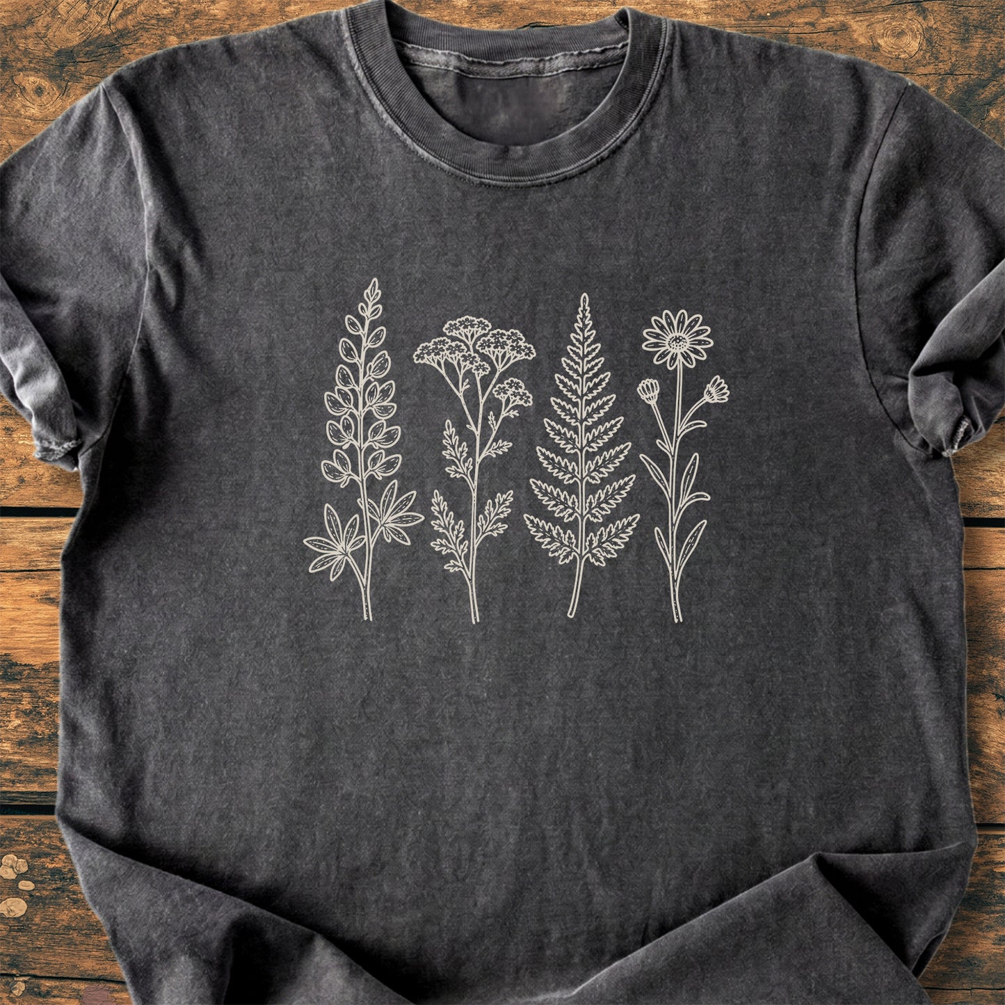 Wildflower Field Notes - Premium Vintage Tee