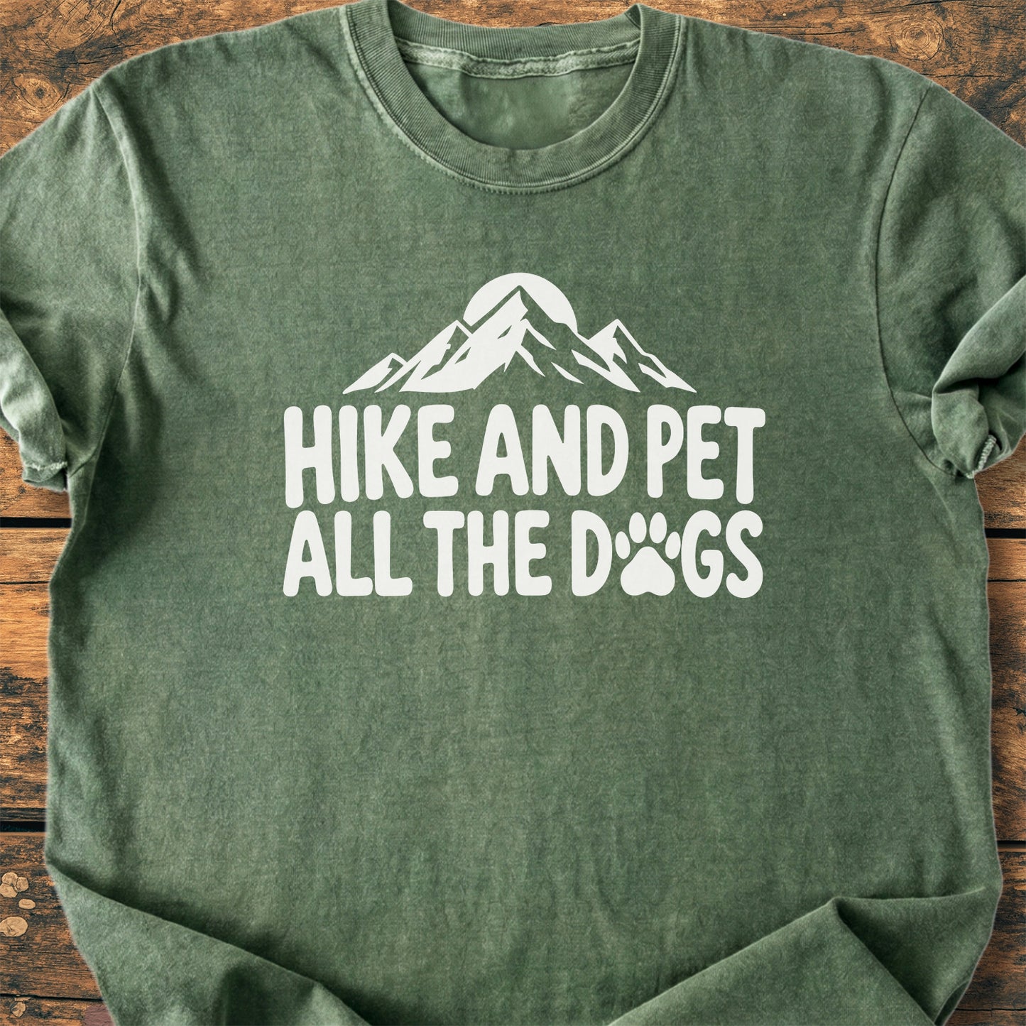 Hike And Pet All The Dogs - Premium Vintage Tee