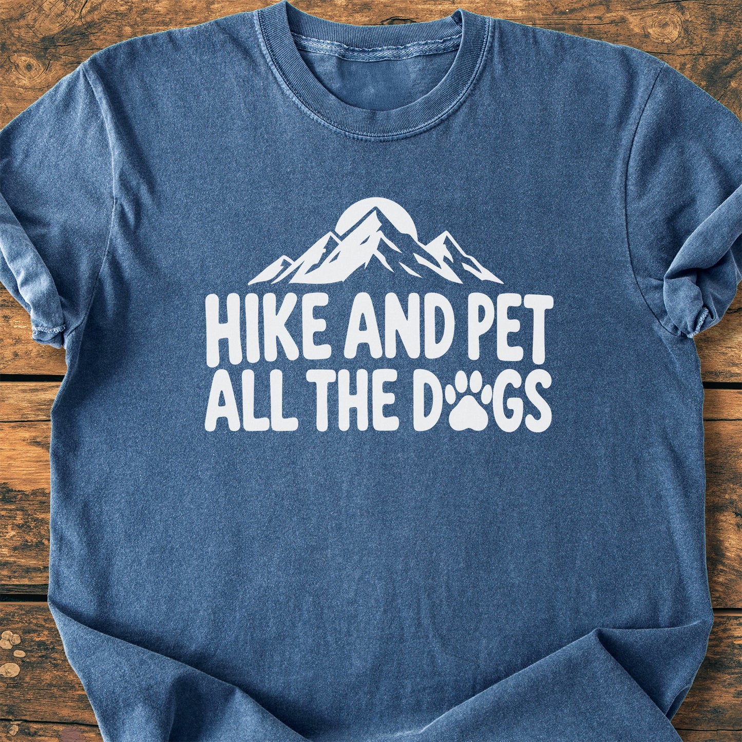 Hike And Pet All The Dogs - Premium Vintage Tee