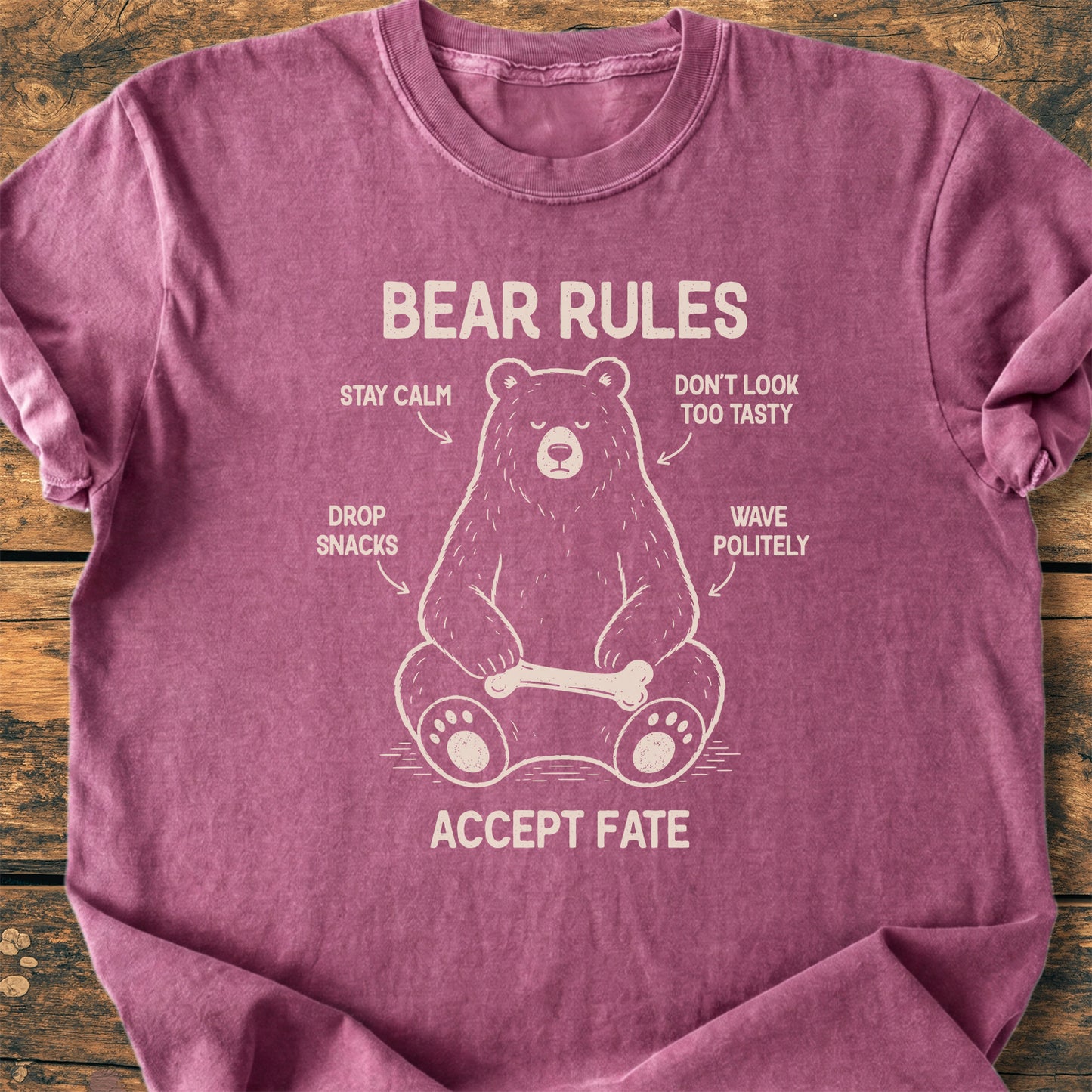 Bear Rules - Premium Vintage Tee