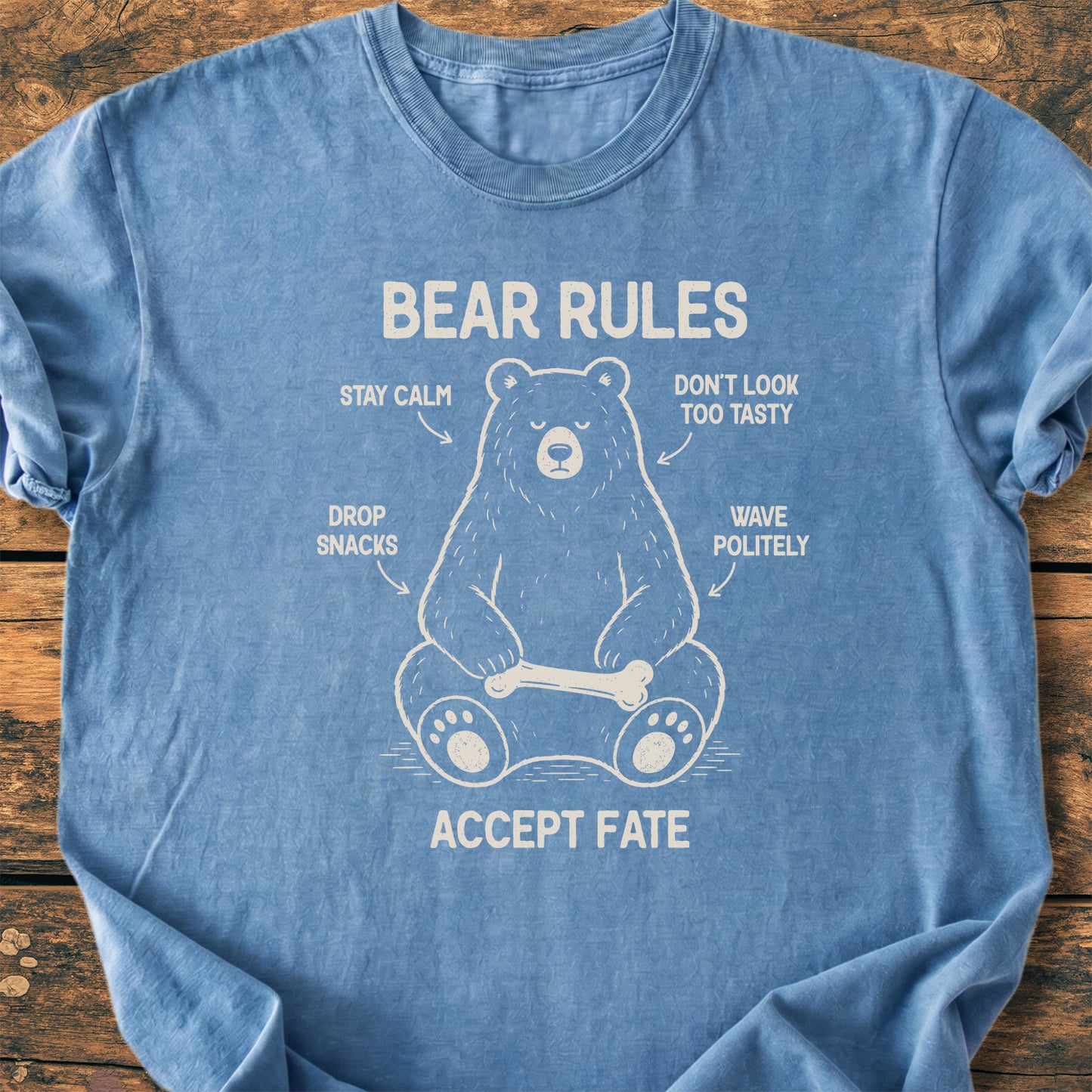 Bear Rules - Premium Vintage Tee