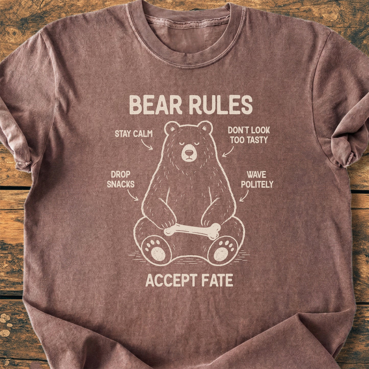 Bear Rules - Premium Vintage Tee