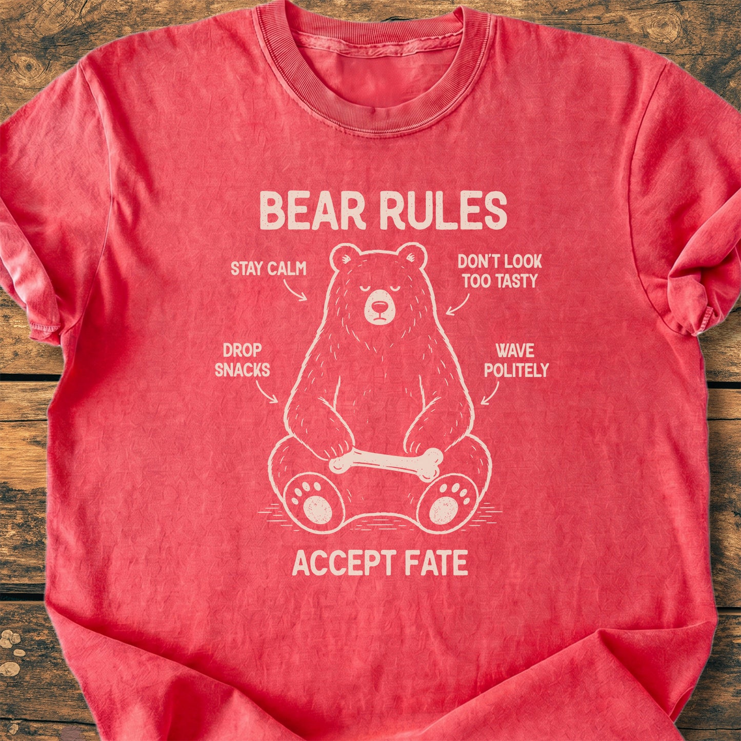 Bear Rules - Premium Vintage Tee