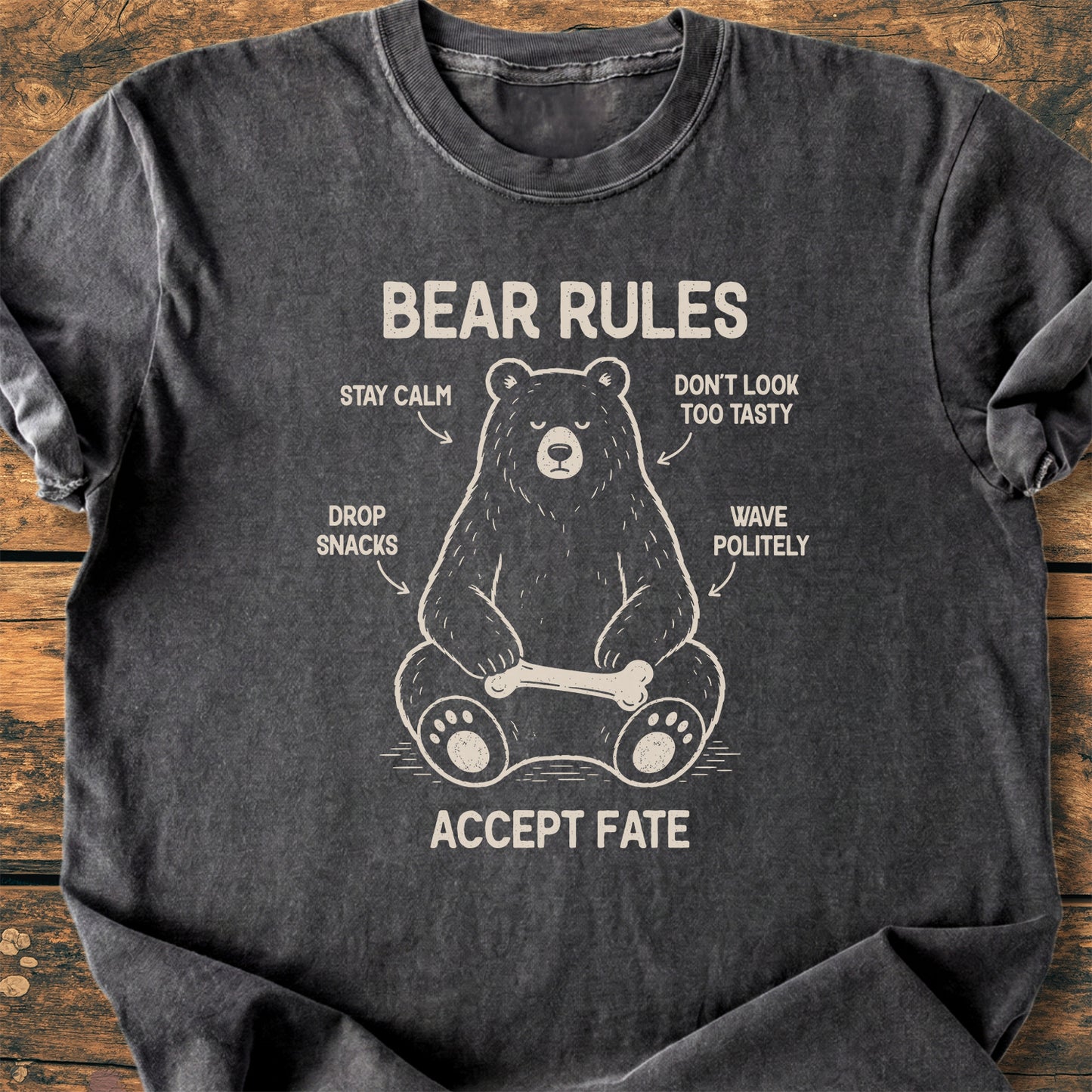 Bear Rules - Premium Vintage Tee