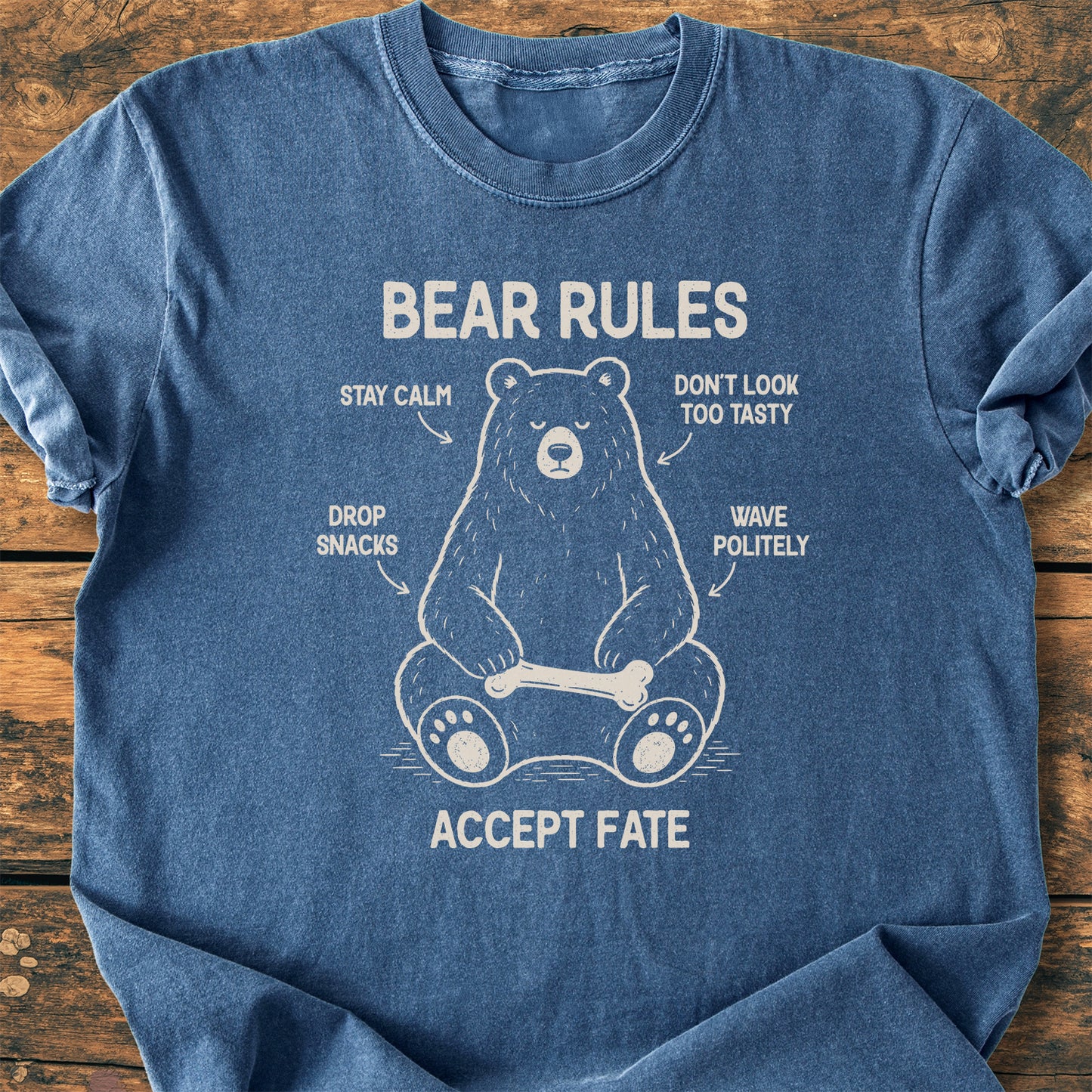 Bear Rules - Premium Vintage Tee