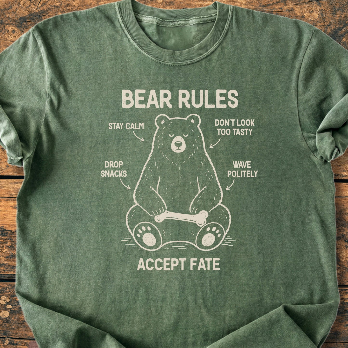 Bear Rules - Premium Vintage Tee