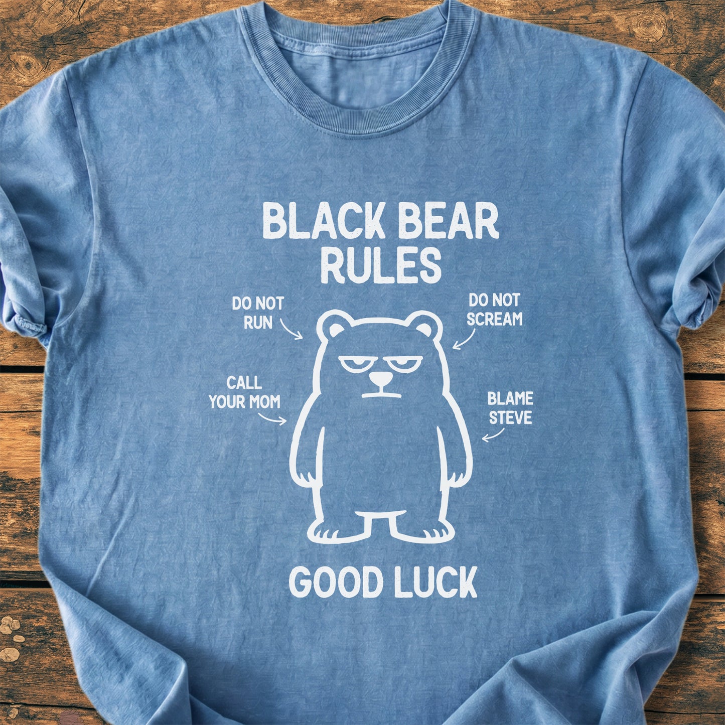 Black Bear Rules - Premium Vintage Tee